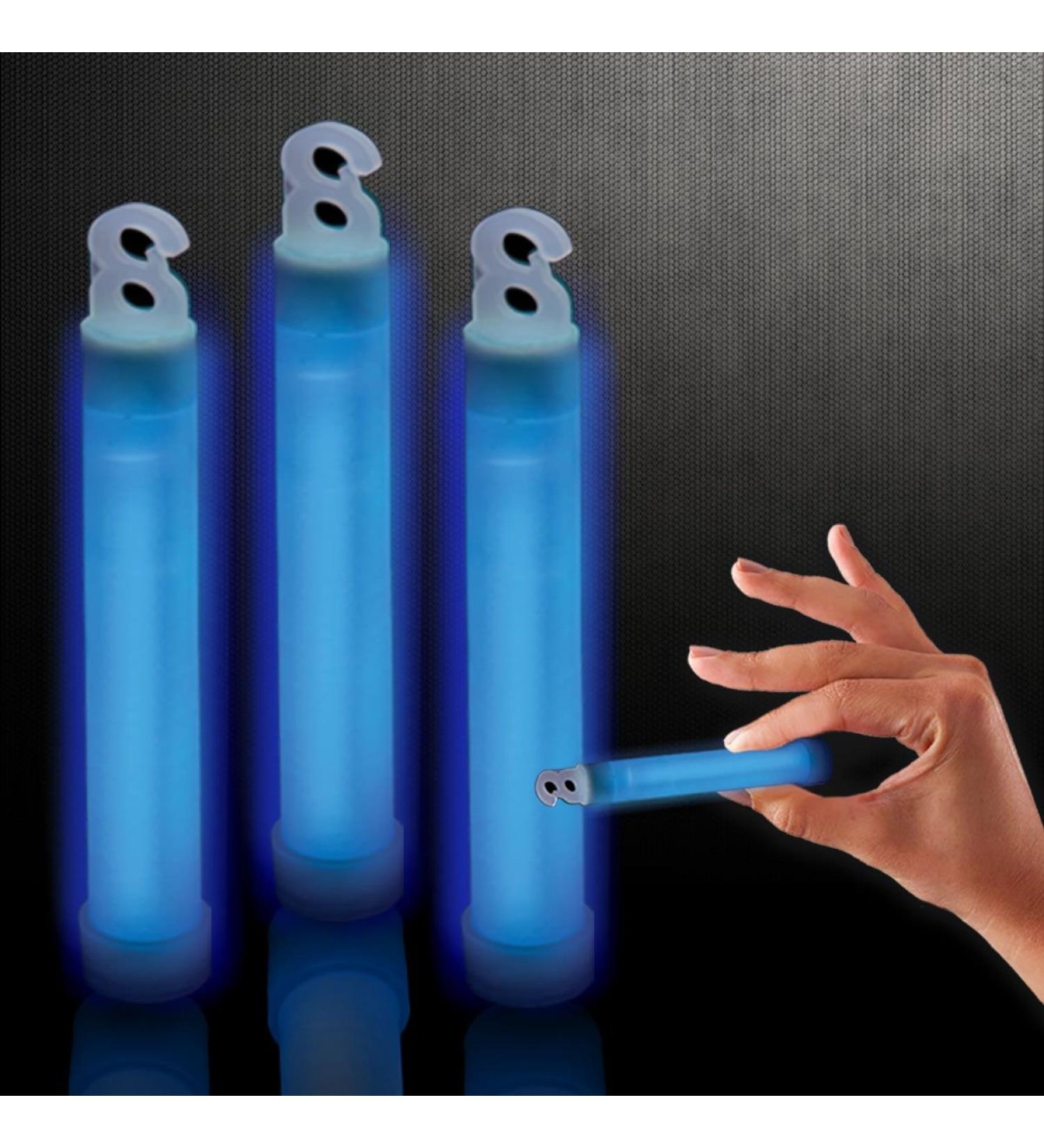 Windy City Novelties - 50 Pack - 4" Premium Stick (Blue) | Bulk Party Favors, Emergency Lights, 4th of July Party Favors, Patriotic Party Supplies, Glow Party, Raves, EDM Concerts.