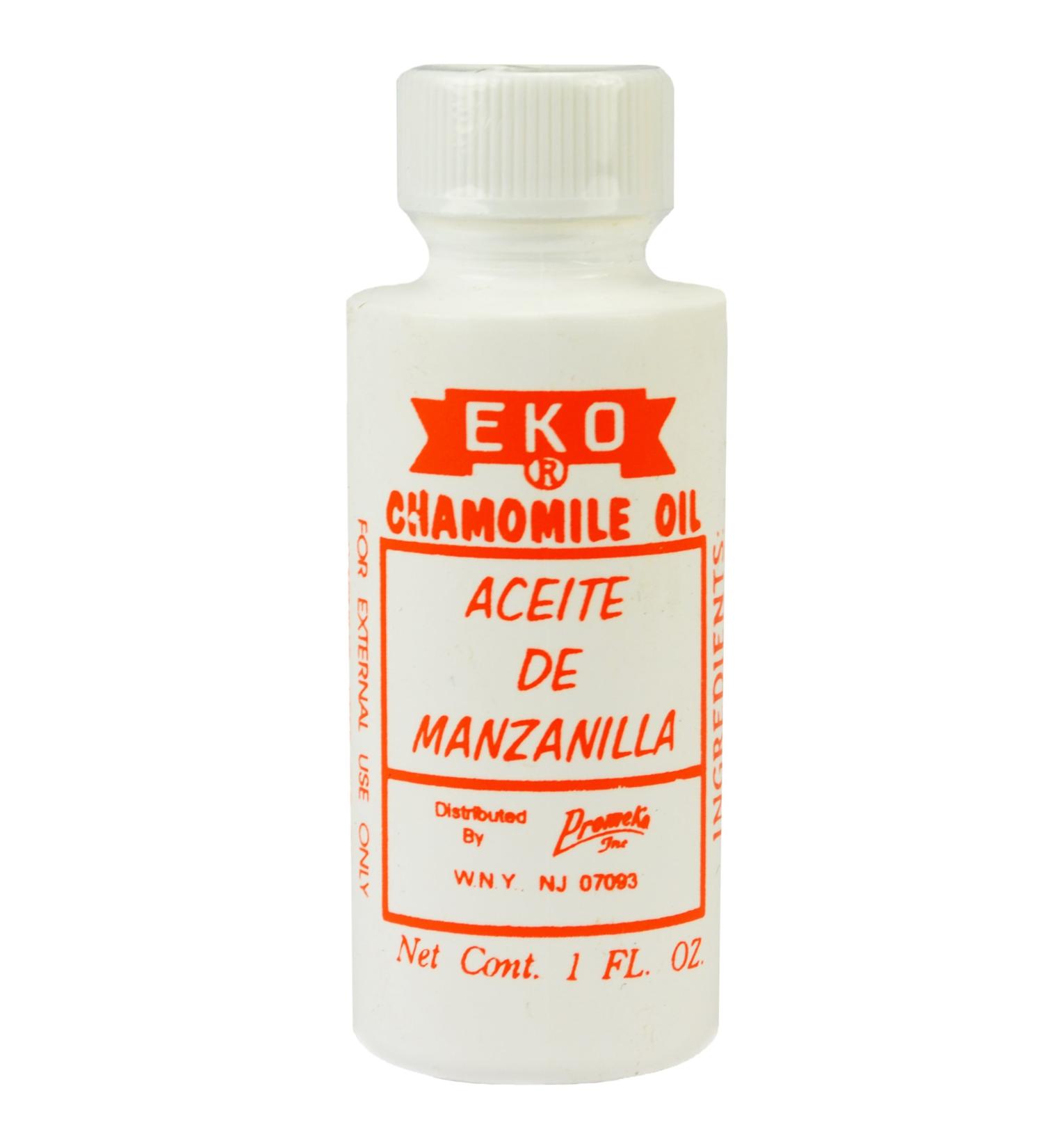 EKO Aceite De Manzanilla 1 oz - Organic Chamomile Oil for Natural Skincare | International Shipping Available - Buy Online on GoSupps.com