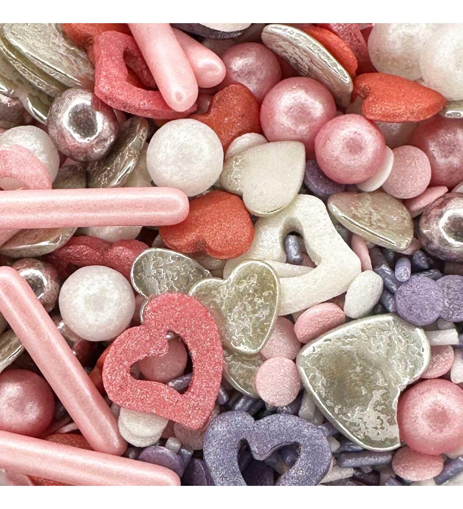 Sprinkletti - Valentino with Silver Charms 100g - Buy Online on GoSupps.com