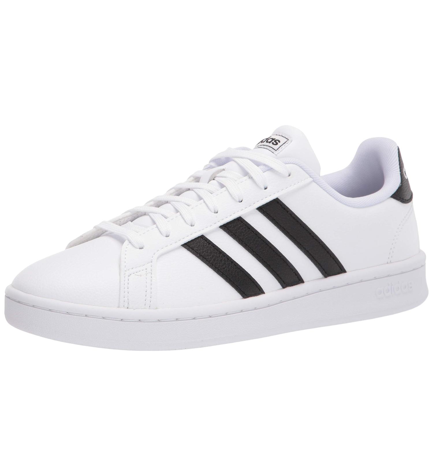 adidas Women's Grand Court Sneaker 8 - White/Black/White | Stylish and Comfortable Footwear - Buy Online on GoSupps.com