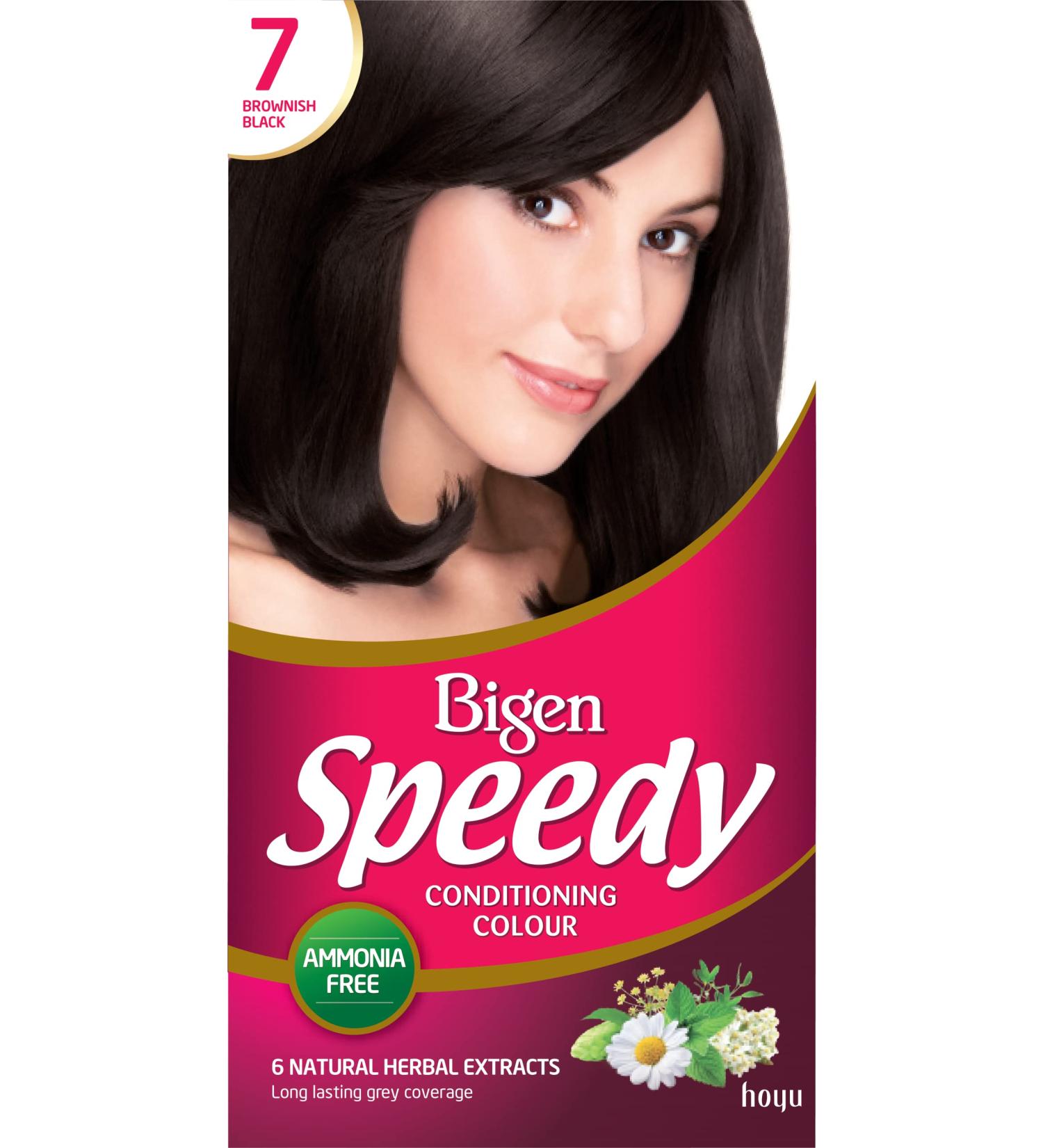 Bigen Speedy Women Color Brownish Black (7) - Shop Premium Hair Dye for Stunning Results Worldwide - Buy Online on GoSupps.com