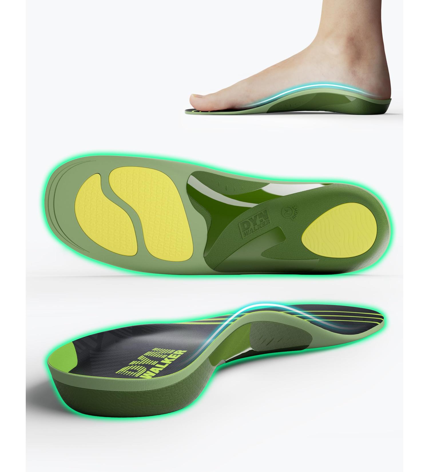 Arch Support Inserts & DynWalker Metatarsal Pads for Plantar Fasciitis Relief - Flat Feet Heel Spur - Size S (Women 7.5-8.5 - Buy Online on GoSupps.com