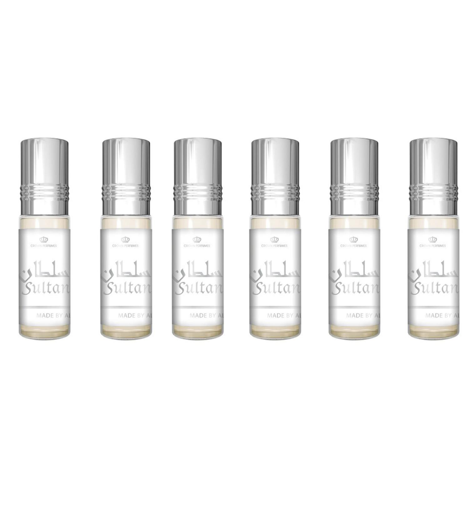 Sultan Perfume Oil - 6 x 6ml by Al Rehab by Al Rehab