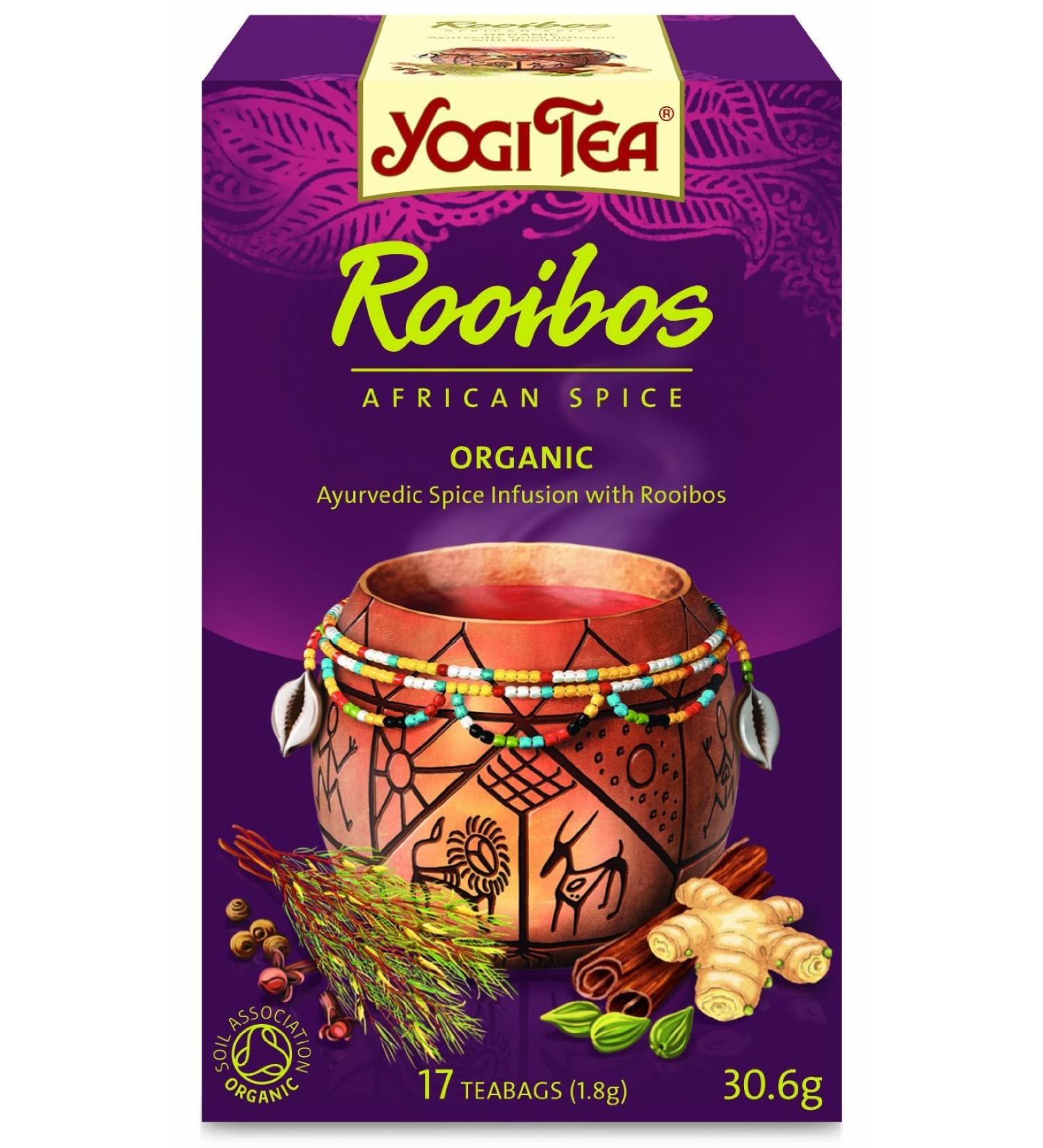 Yogi Tea | Rooibos - og | 5 x 17 bags - Buy Online on GoSupps.com