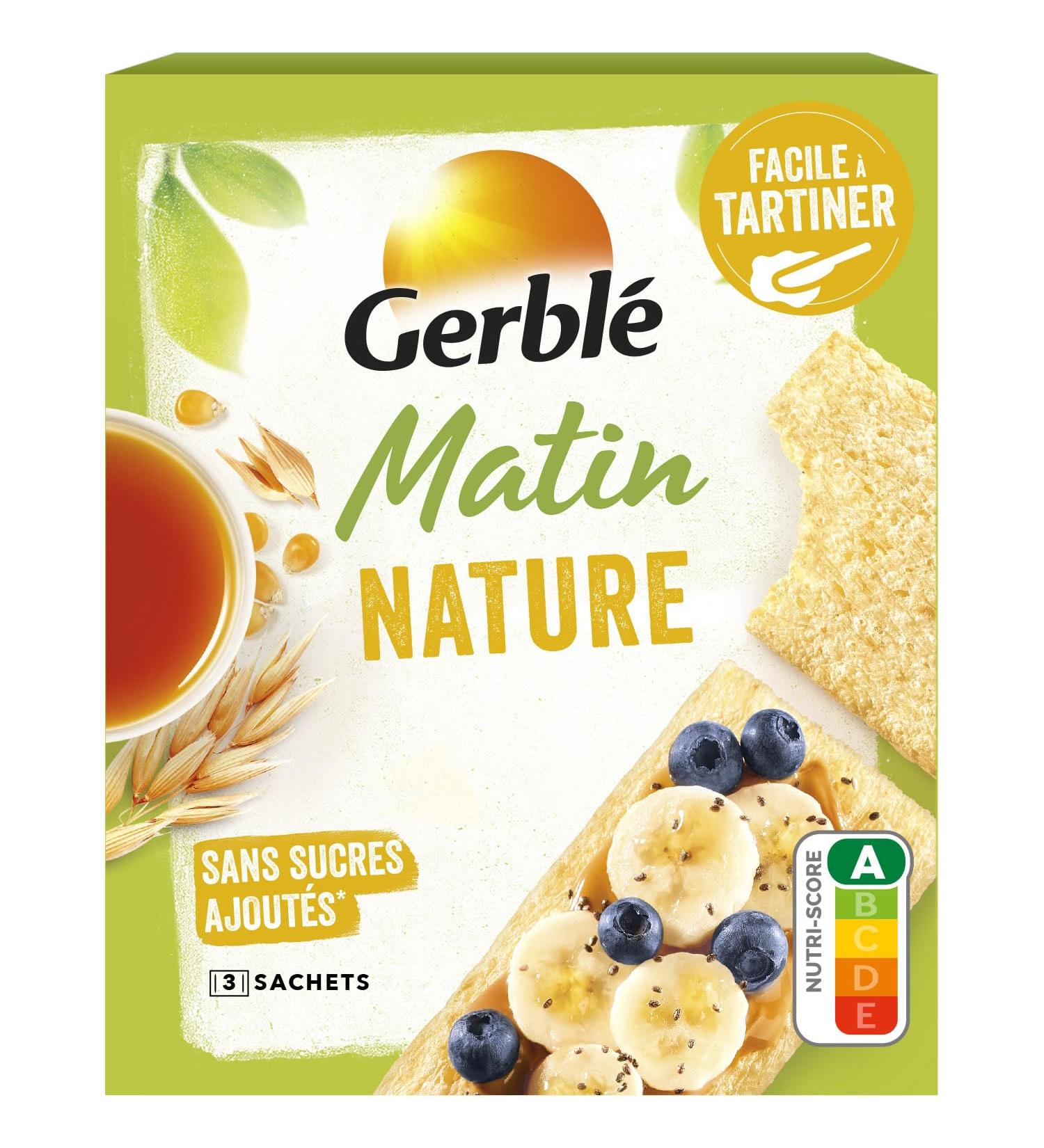 Gerbl Plain Toast with Wholemeal Oatmeal No Added Sugars and Source of Fiber Gluten Free 21 Toasts 125 g 221592 - Buy Online on GoSupps.com