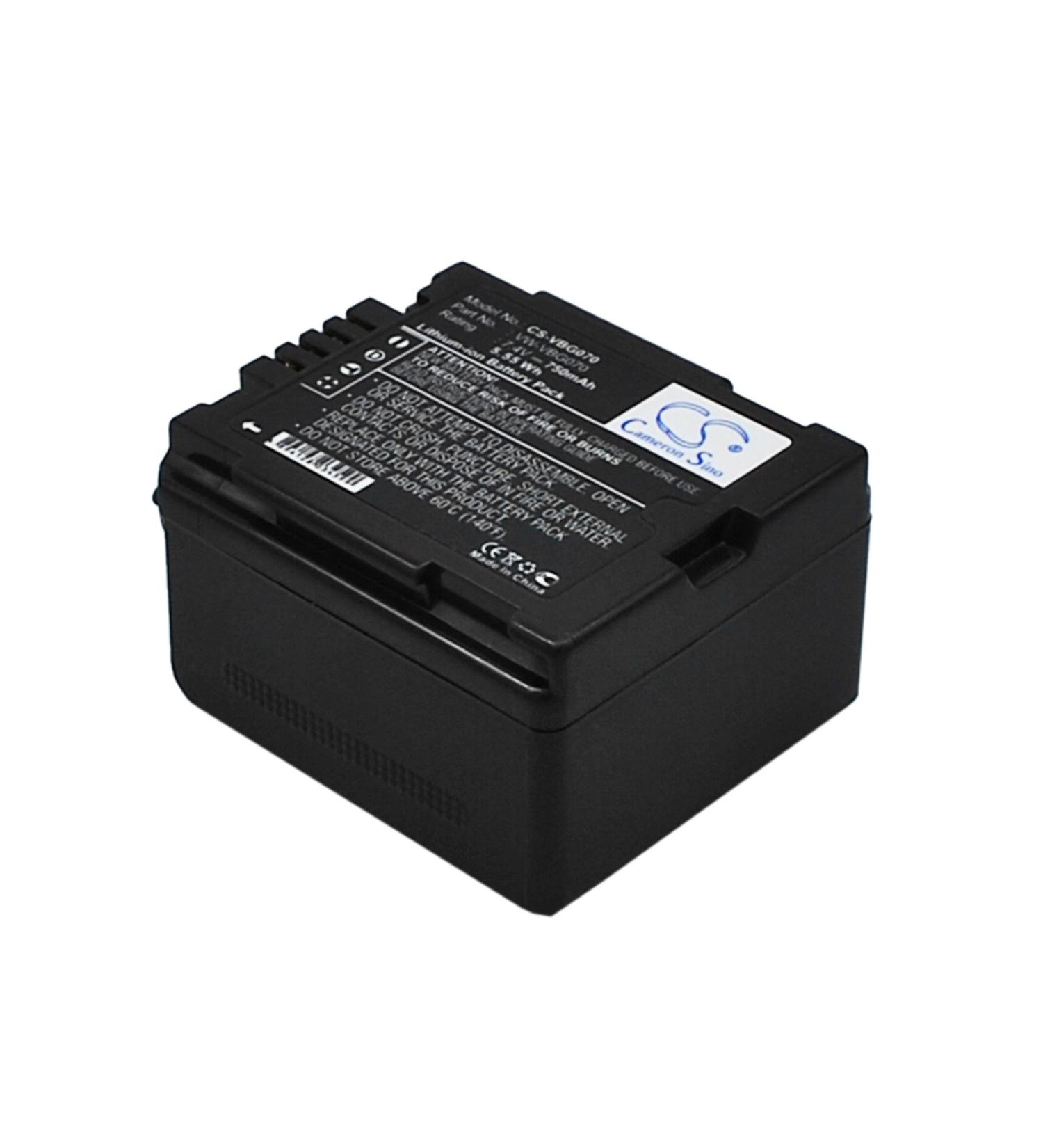 Rechargeable Battery for Panasonic VW-VBG070A - Long-lasting Power for Your Devices | Buy Online Internationally - Buy Online on GoSupps.com
