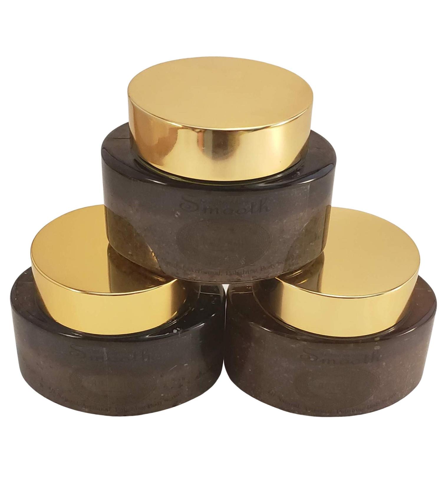 Aureate Luxury Skincare Full-Sized Luxury Scent Trios SMOOTH Polishing Luxury Body Scrub All-Natural Small-Batched Handmade Artisanal Exfoliating Skin-Smoothing All-Purpose Scrub - Buy Online on GoSupps.com