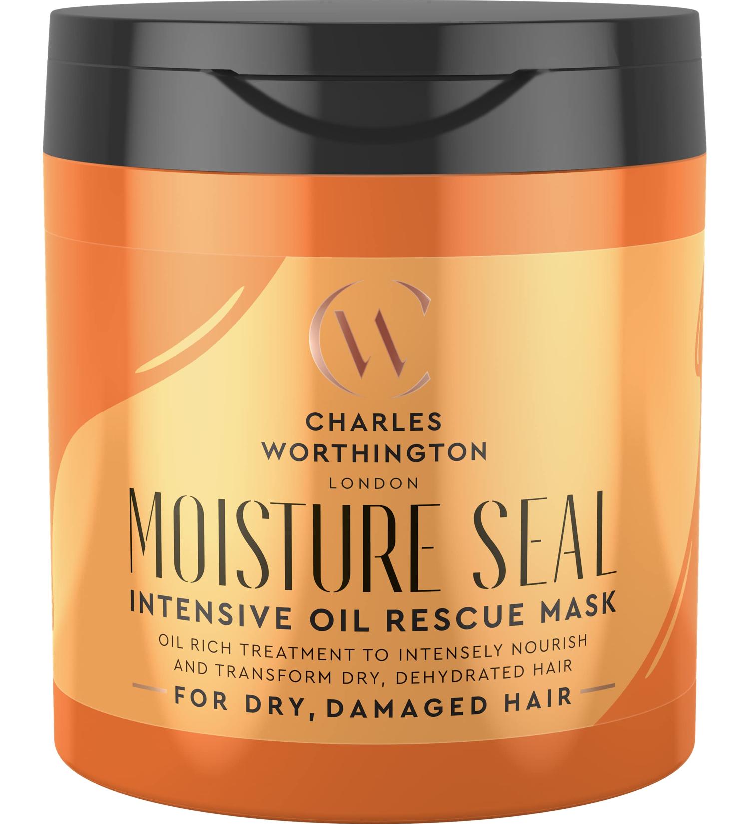 Charles Worthington Moisture Seal Intensive Oil Rescue - Nourishing Hair Mask for Dry & Frizzy Hair 160ml | Shop Internationally - Buy Online on GoSupps.com