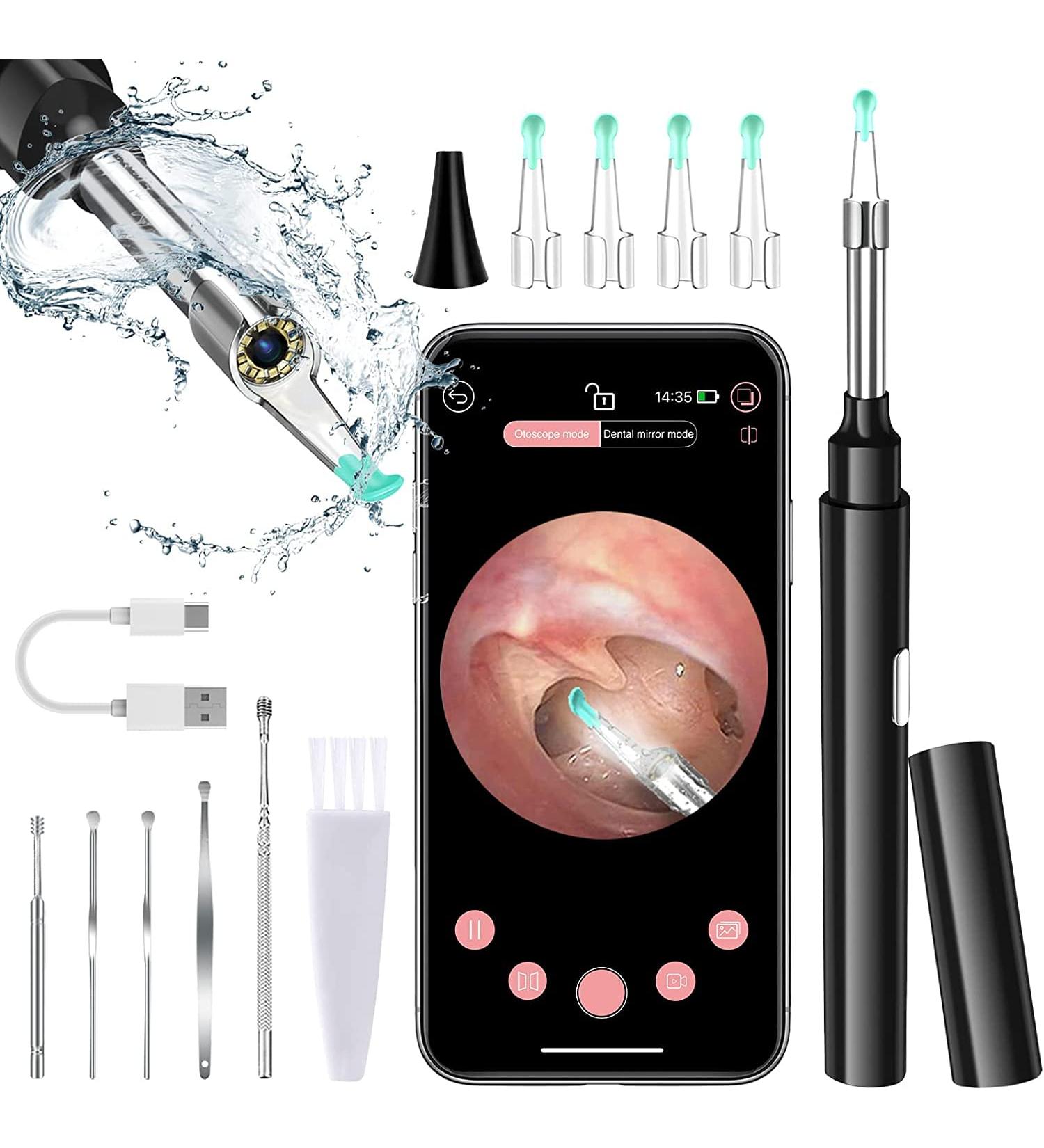 Zupora Ear Camera Ear Wax Removal Kit  Earwax Remover Tool 1920P FHD Wireless Ear Otoscope with LED Lights Ear Scope with Ear Wax Cleaner Tool for iPhone  iPad & Android Smart Phones Blown - Buy Online on GoSupps.com