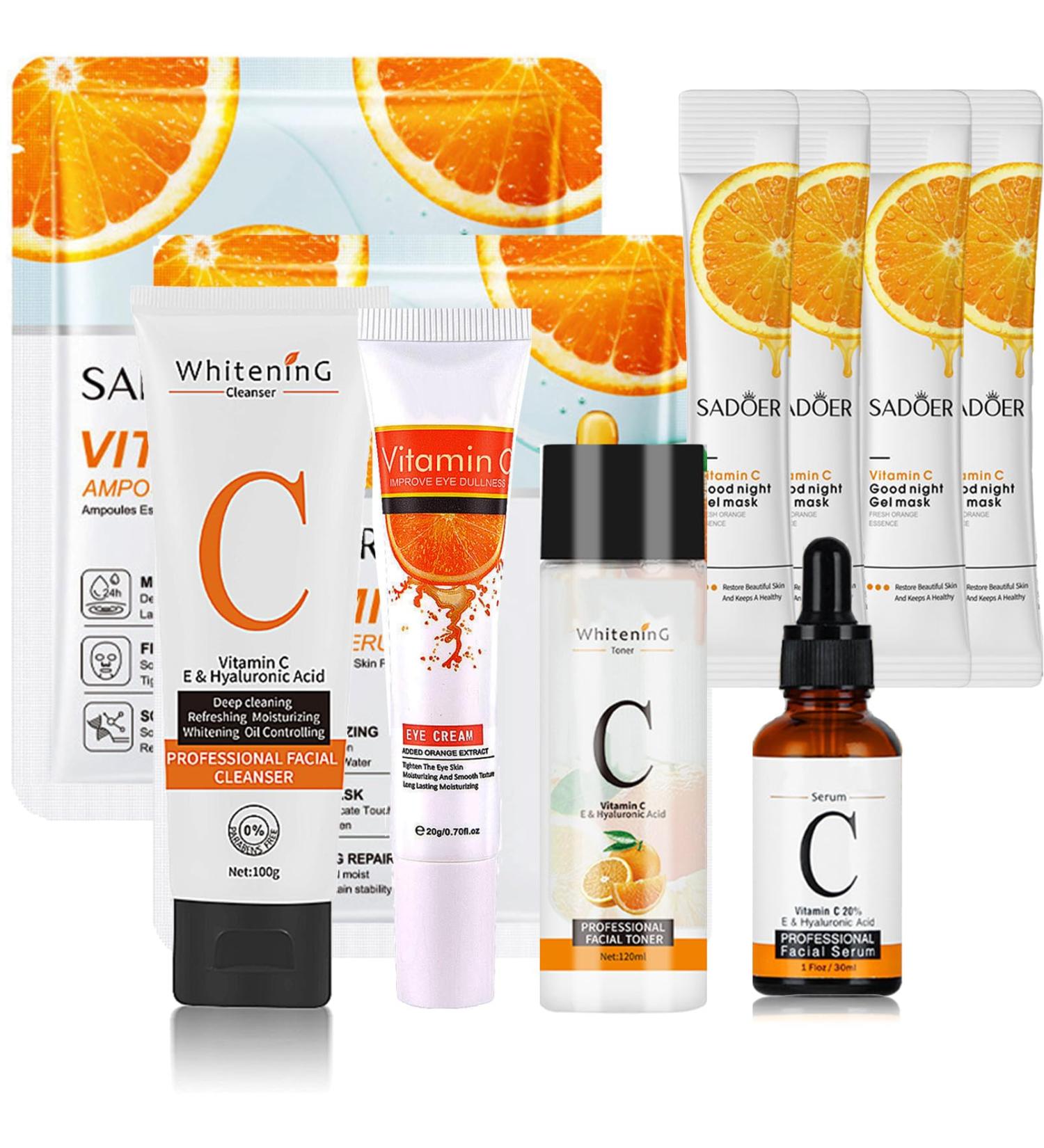 Pamper Sets for Women Gifts Facial Kit effects to young and moist skin.