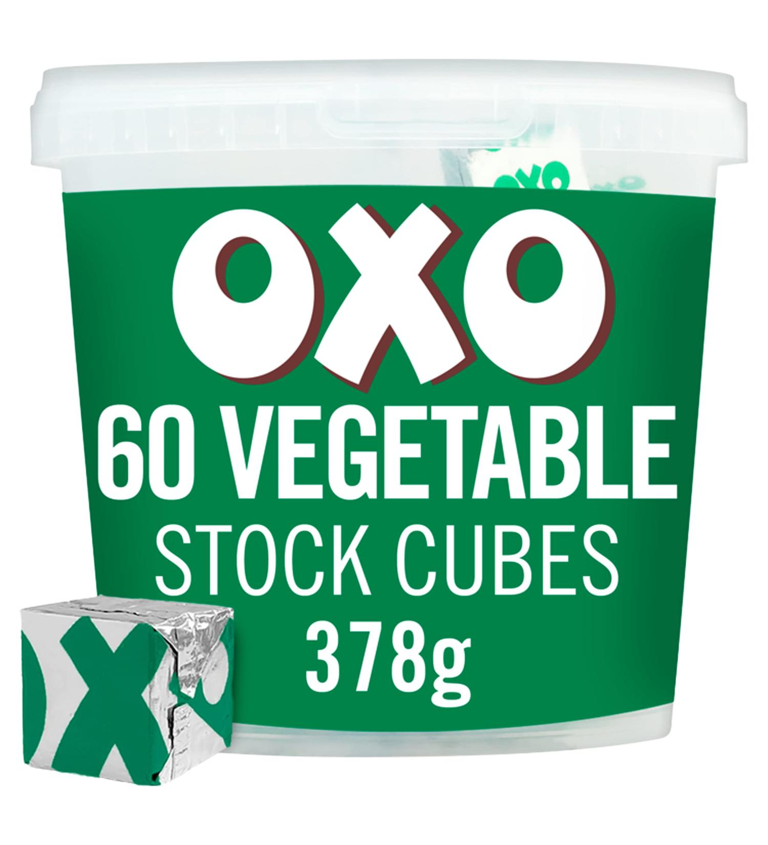 OXO Vegetable Stock Cubes 378g - Full-Bodied Flavour - Pack of 1 - Buy Online on GoSupps.com