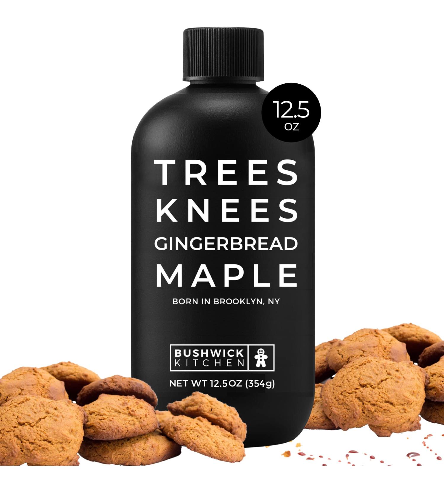 Trees Knees Gingerbread Maple Organic Maple Syrup | Winter Spices | Gluten-Free | Paleo & Vegan | 12.5 oz Bottle - Buy Online on GoSupps.com
