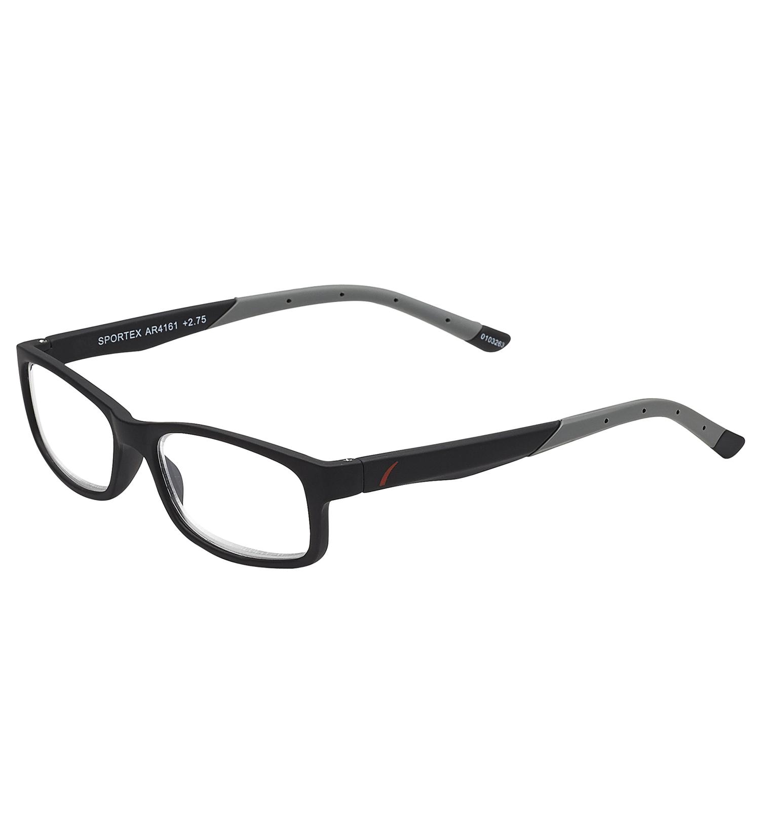 SAV Eyewear Men's Sportex AR4161 Gray Reading Glasses - 29mm 2.5x Magnification for Comfortable Vision - Buy Online on GoSupps.com