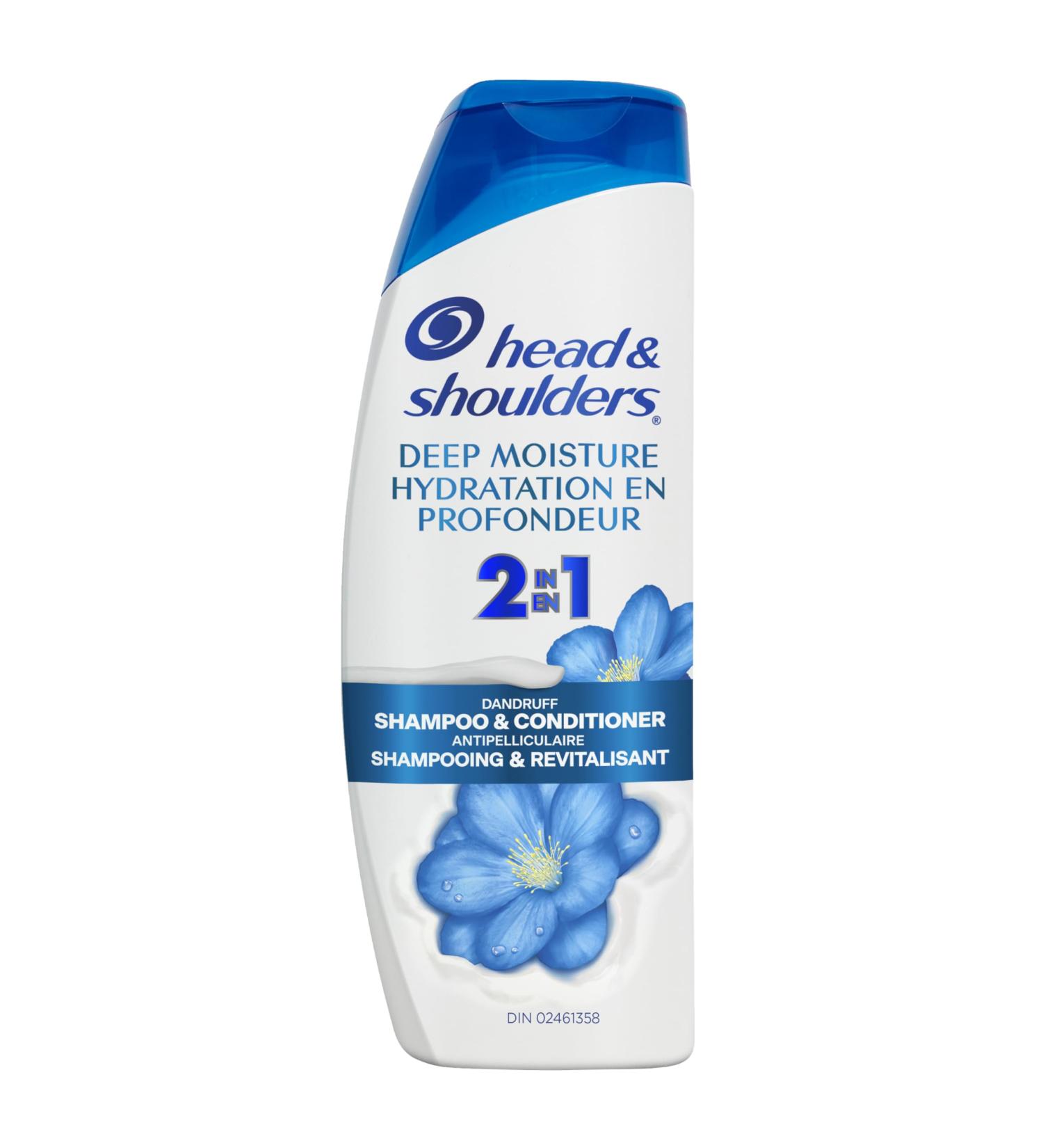 Head & Shoulders Deep Moisture 2-in-1 Anti-Dandruff Shampoo + Conditioner 370 mL - Buy Online on GoSupps.com