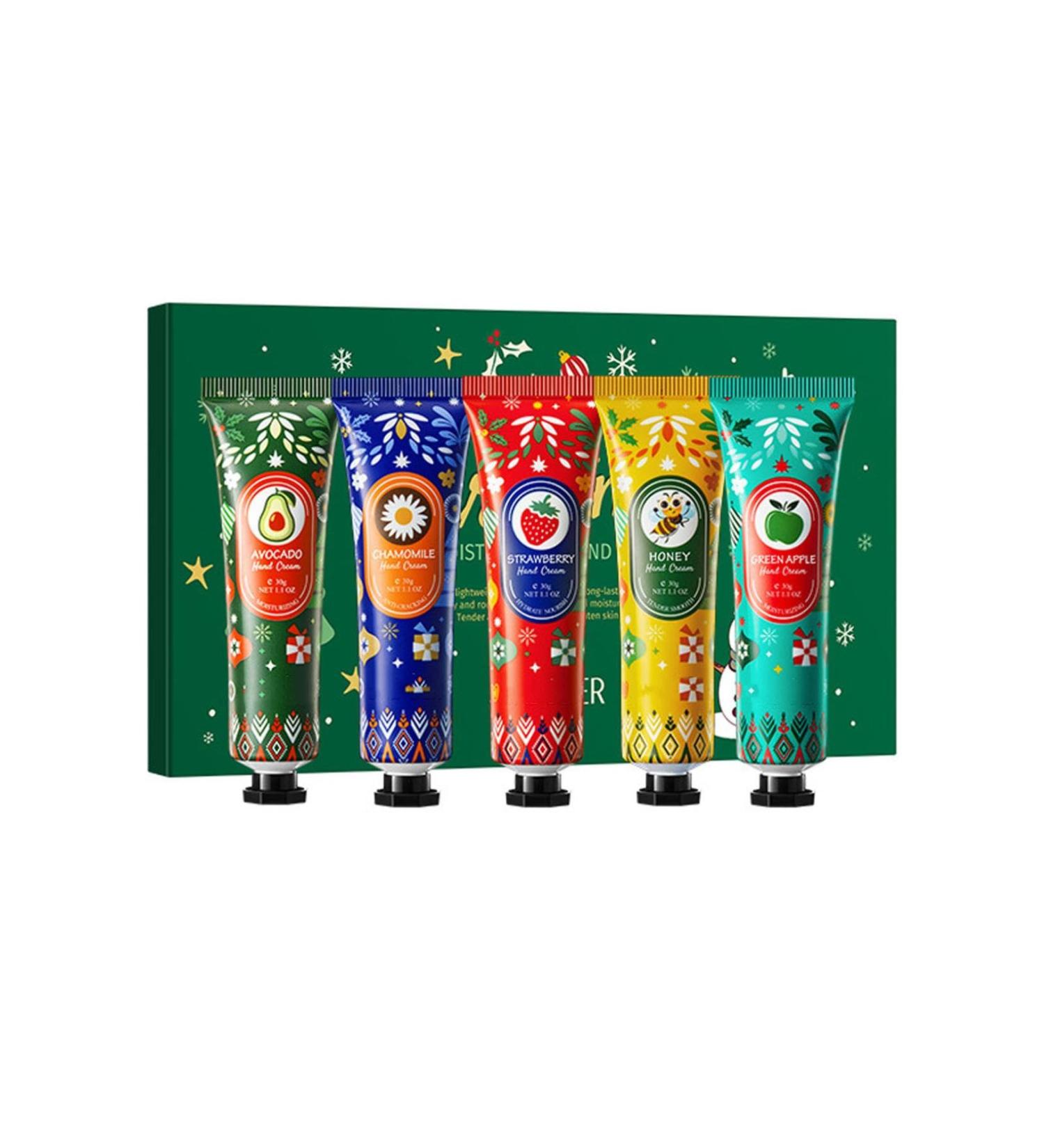 Christmas Hand & Foot Care Cream Hand Cream Gift Set Women Mini Hand Cream Hand Cream Set Christmas Hand Cream For Dry And Chapped Hands - Buy Online on GoSupps.com