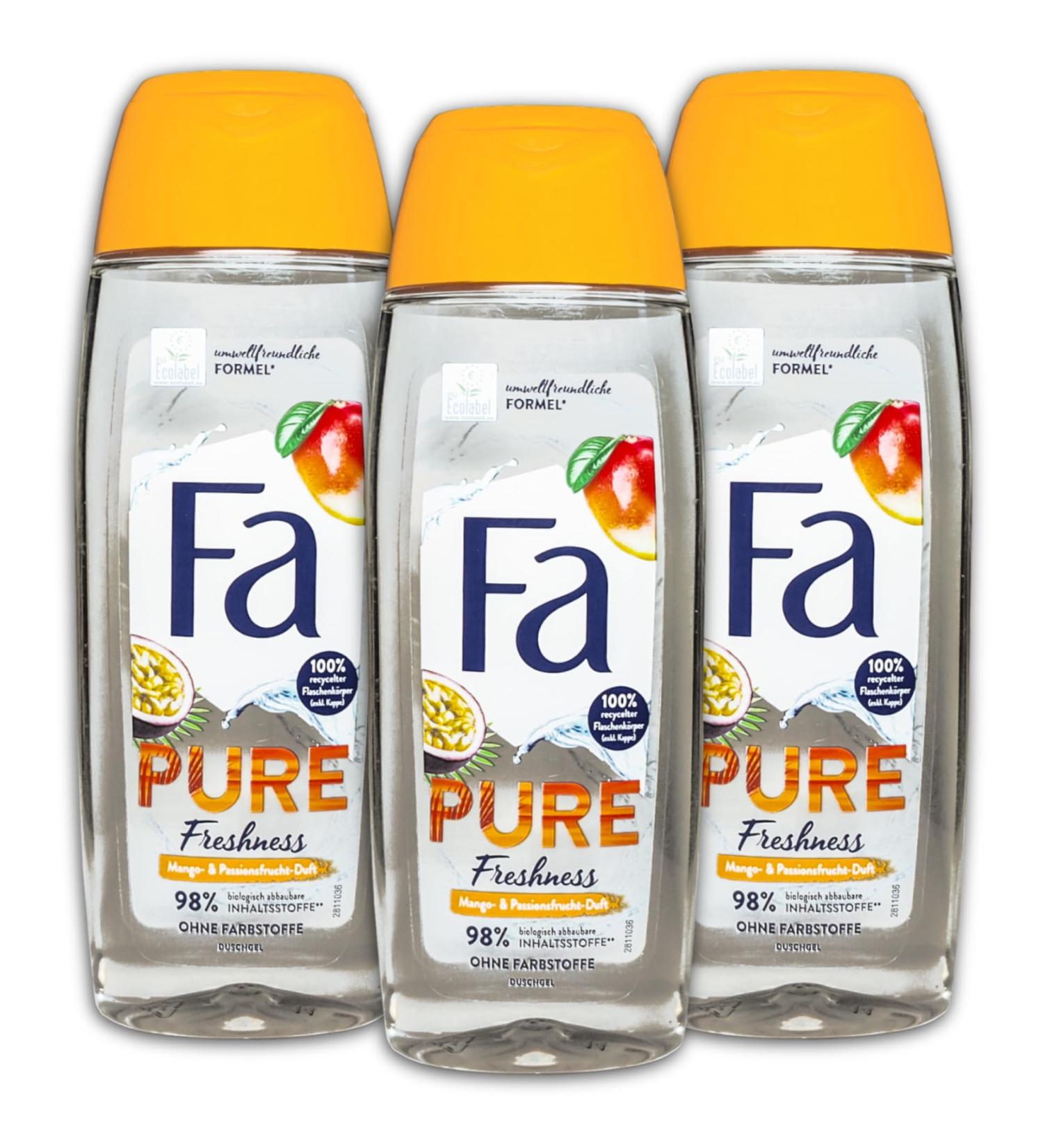 TopDeal Fa Pure Freshness Shower Gel Mango and Passion Fruit 3 x 250 ml