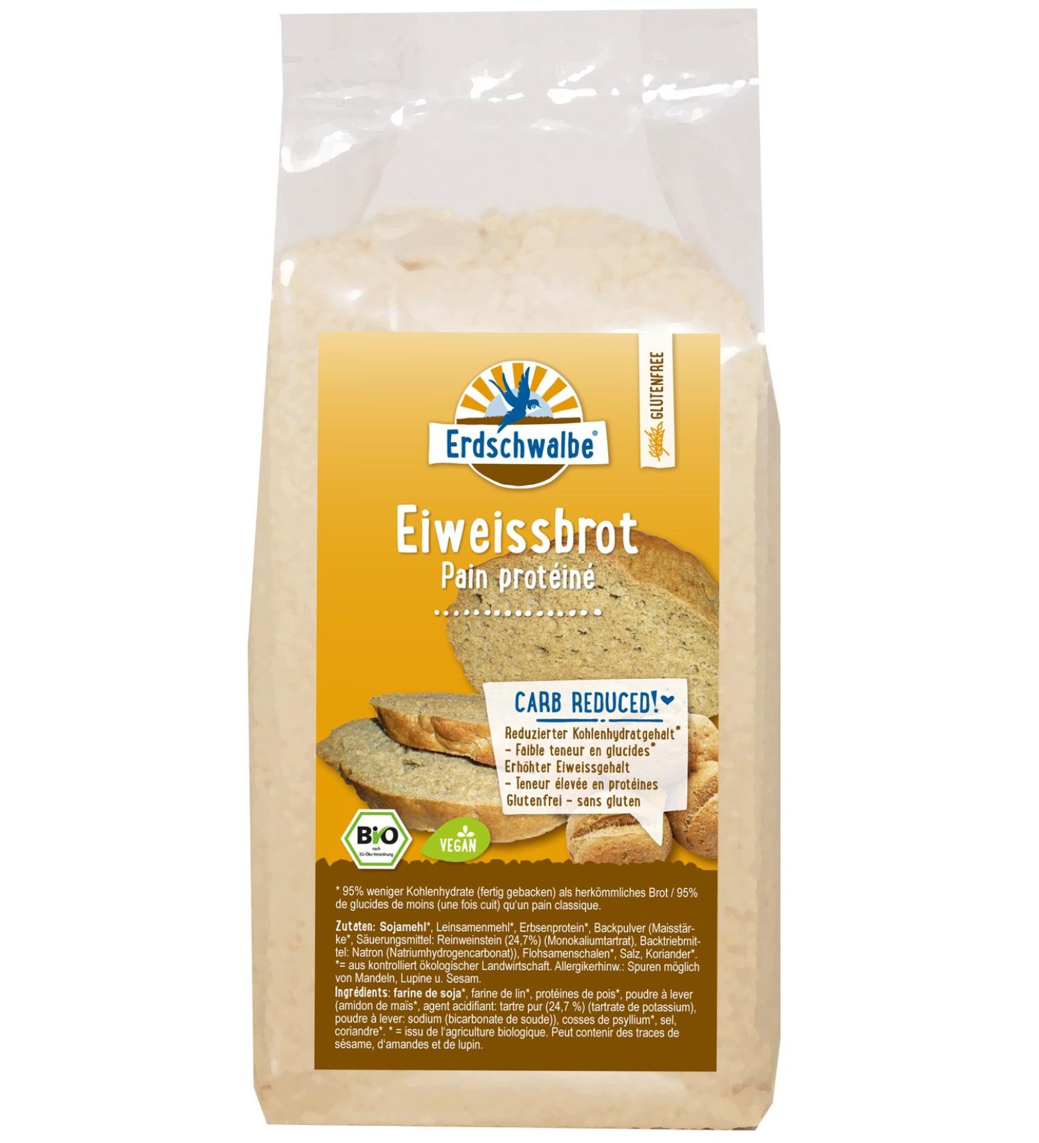 Erdschwalbe Bio LowCarb Brotbackmischung 250g - Buy Online on GoSupps.com