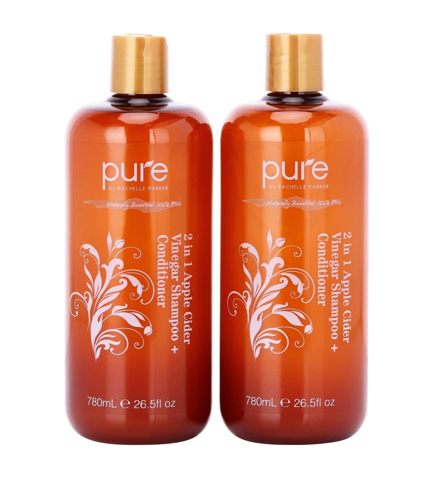 Rachelle Parker Parker Apple Cider Vinegar 2 in 1 Shampoo and Conditioner for Damaged Hair. 26.5 Fl Oz Pack Of 2 - Buy Online on GoSupps.com