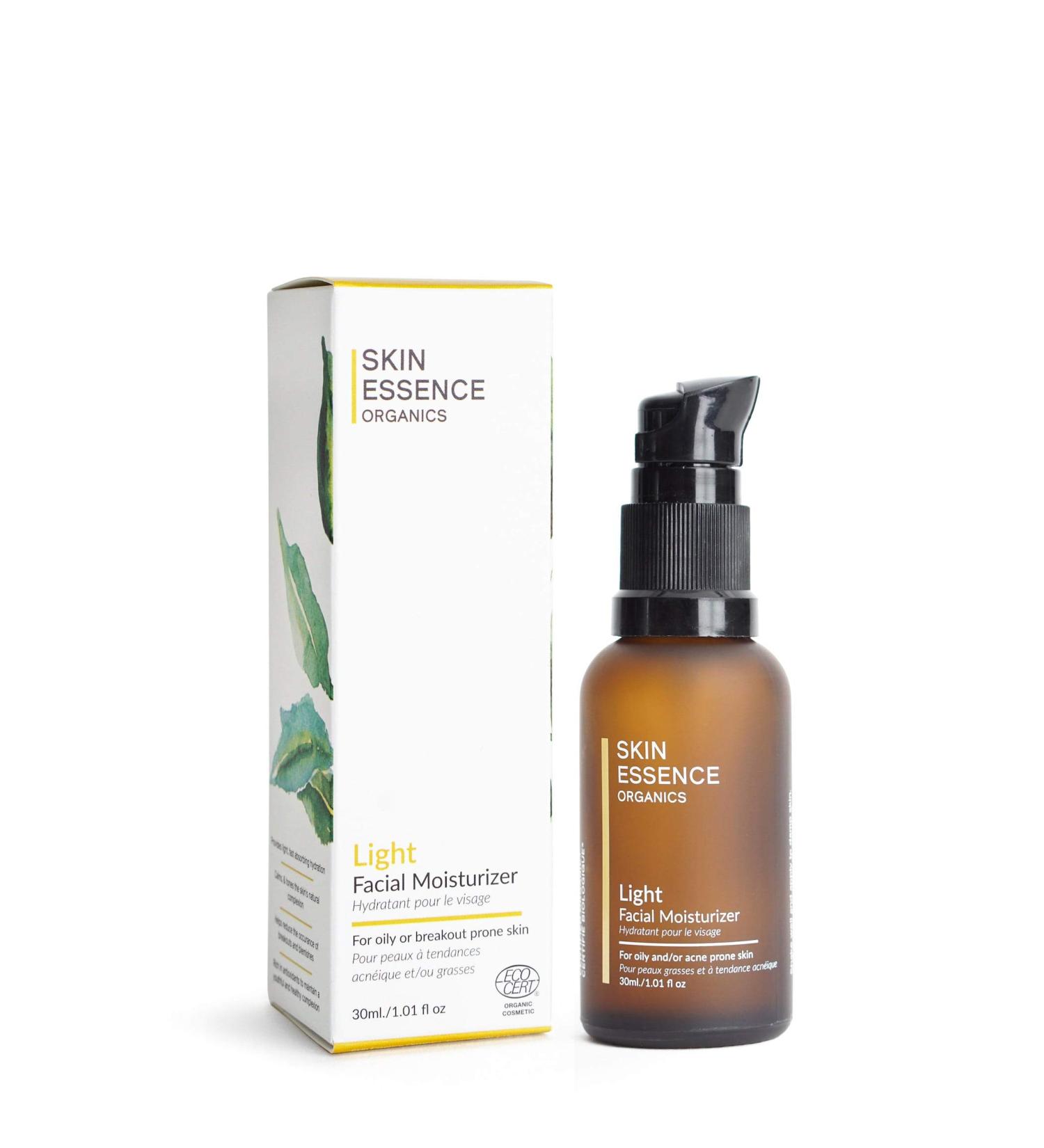 Light Facial Moisturizer by Skin Essence Organics - 100% Natural Certified Organic Face Oil Serum - Buy Online on GoSupps.com