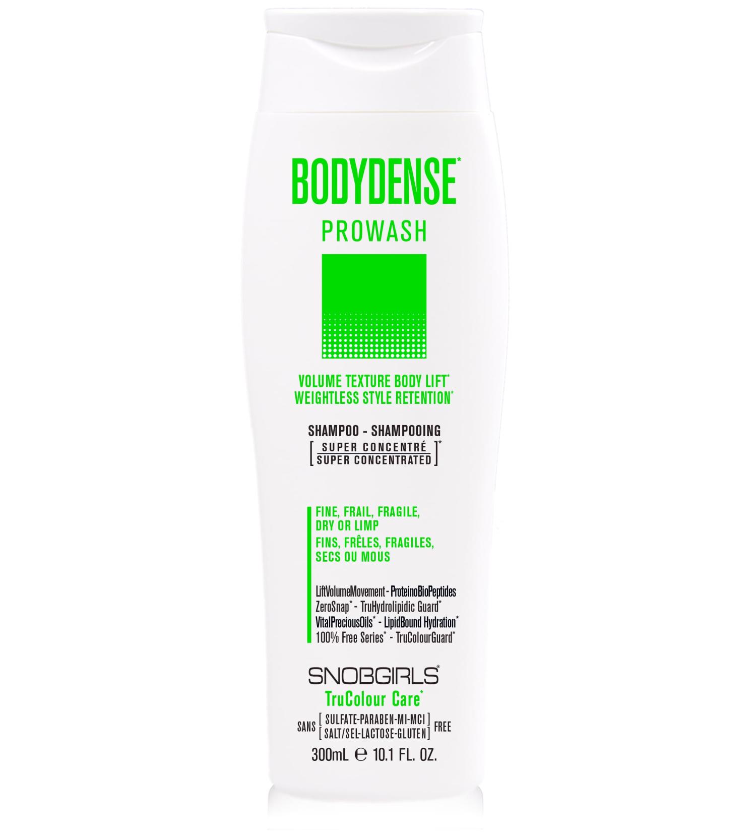 BODYDENSE Volumizing Shampoo for Fine Hair | Plumping & Hydrating | Lightweight Vegan Formula | 10.1 Fl Oz - Buy Online on GoSupps.com