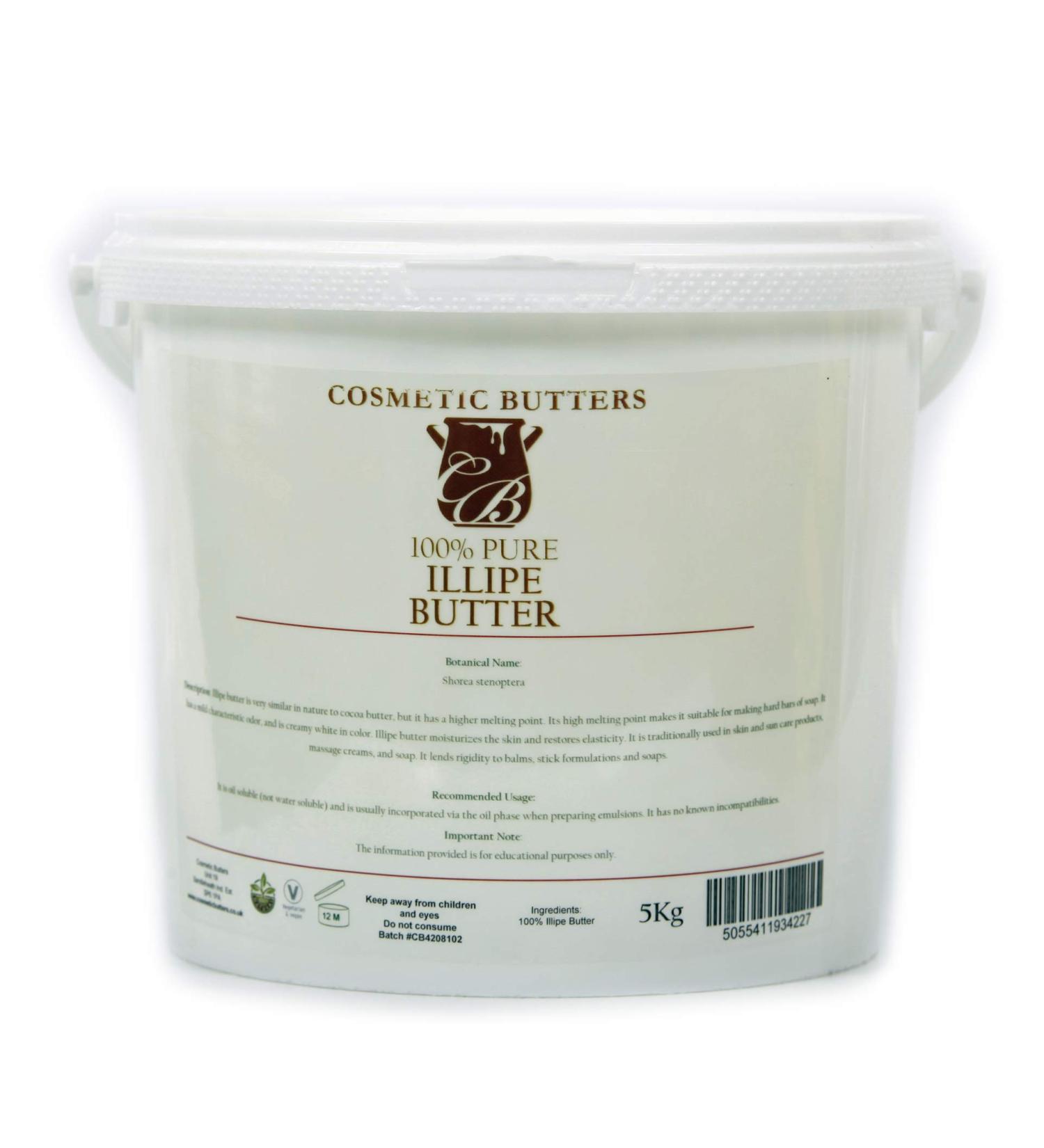 Buy Mystic Moments Illipe Butter 5Kg - Pure Vegan Cosmetic Butter | Natural GMO Free - Best Quality 176.4 Oz - Buy Online on GoSupps.com