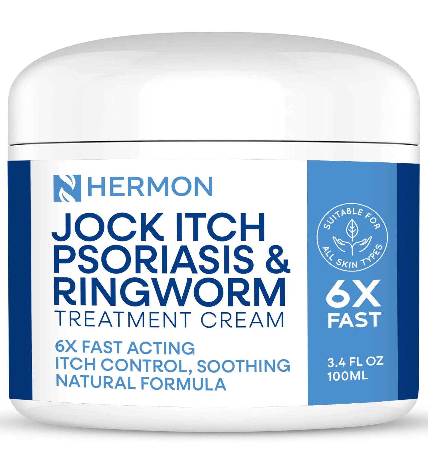Antifungal Cream for Jock Itch, Psoriasis & Ringworm Treatment - 100g - Buy Online on GoSupps.com