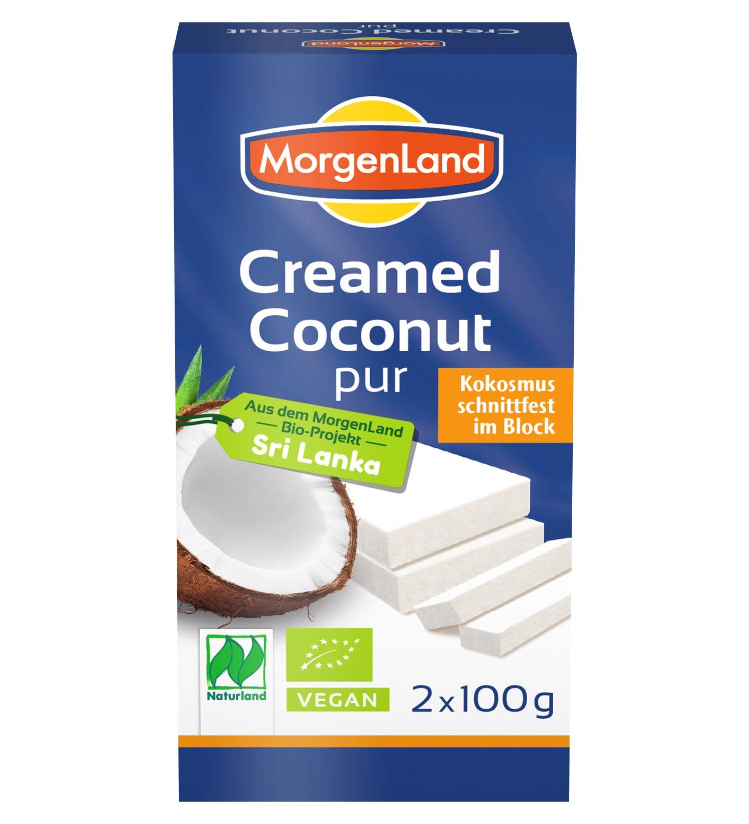 Buy Morgenland Creamed Coconut 100% Pure Organic - 200g | International Shipping Available - Buy Online on GoSupps.com