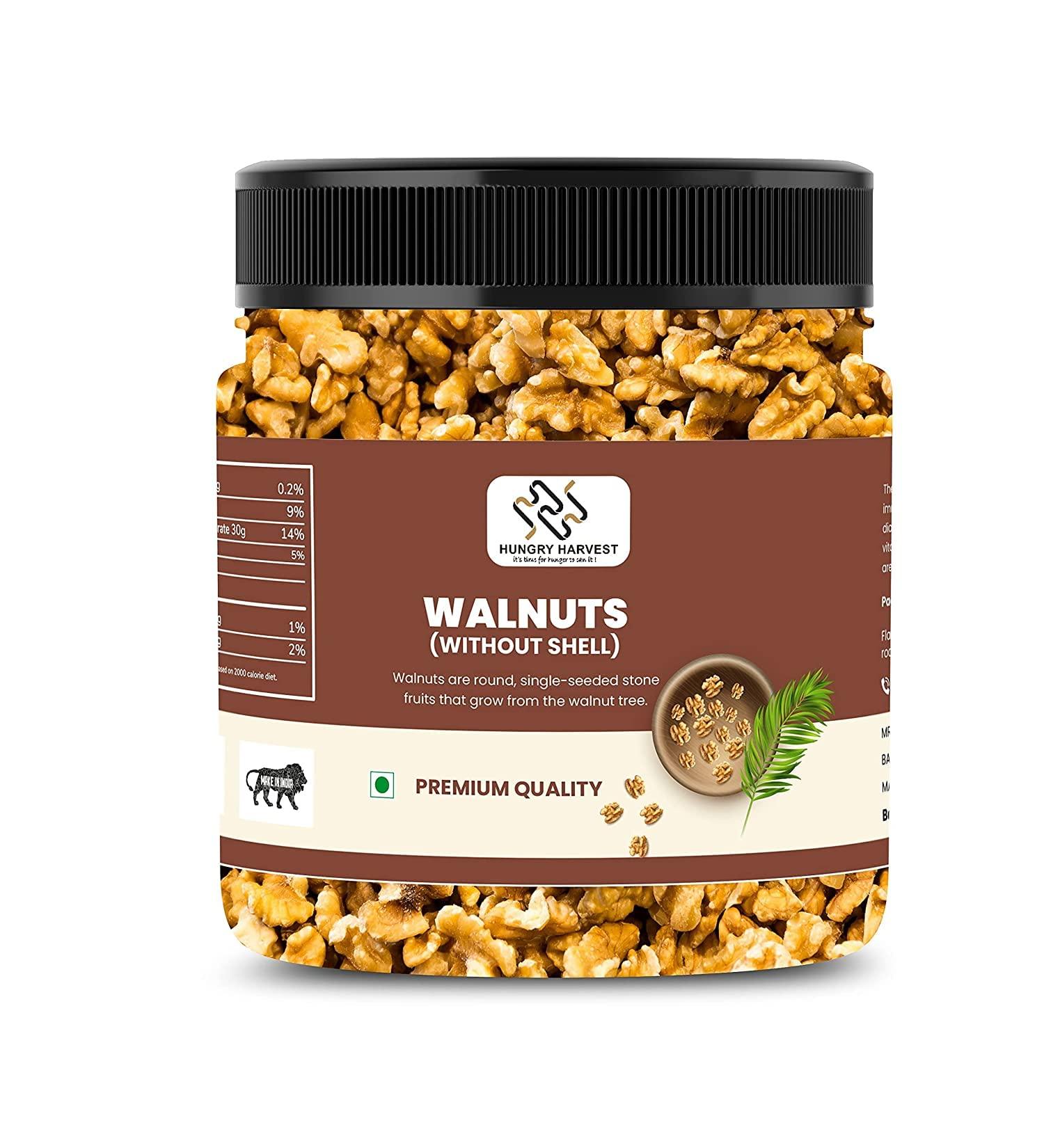 Hungry Harvest Walnut Shell Akhrot Giri 200g_Packing May Vary - Buy Online on GoSupps.com