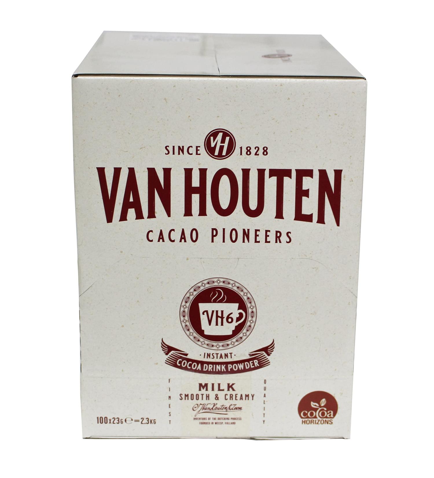 V.HOUTEN 03014 Box of 100 Chocolate Pods - Buy Online on GoSupps.com