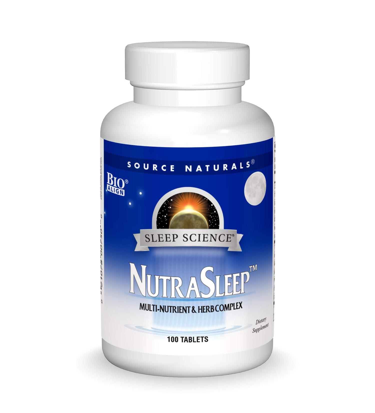 Source Naturals Sleep Science NutraSleep â€“ 100 Tablets for Restful Sleep - Buy Online on GoSupps.com