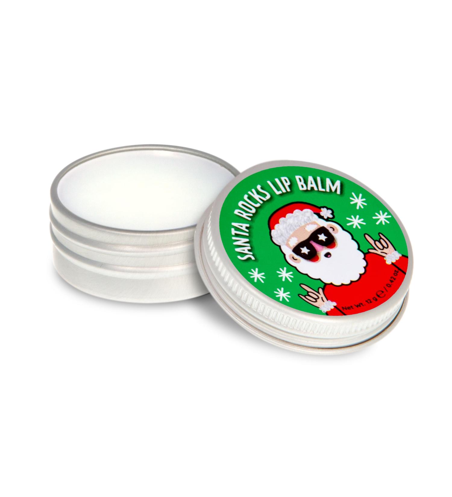 MAD Beauty Cool Yule Peppermint Lip Balm Tin Frosted Berries Scent Cruelty-Free Christmas Tree Ornament Secret Santa Gift Fun Holiday Packaging - Buy Online on GoSupps.com