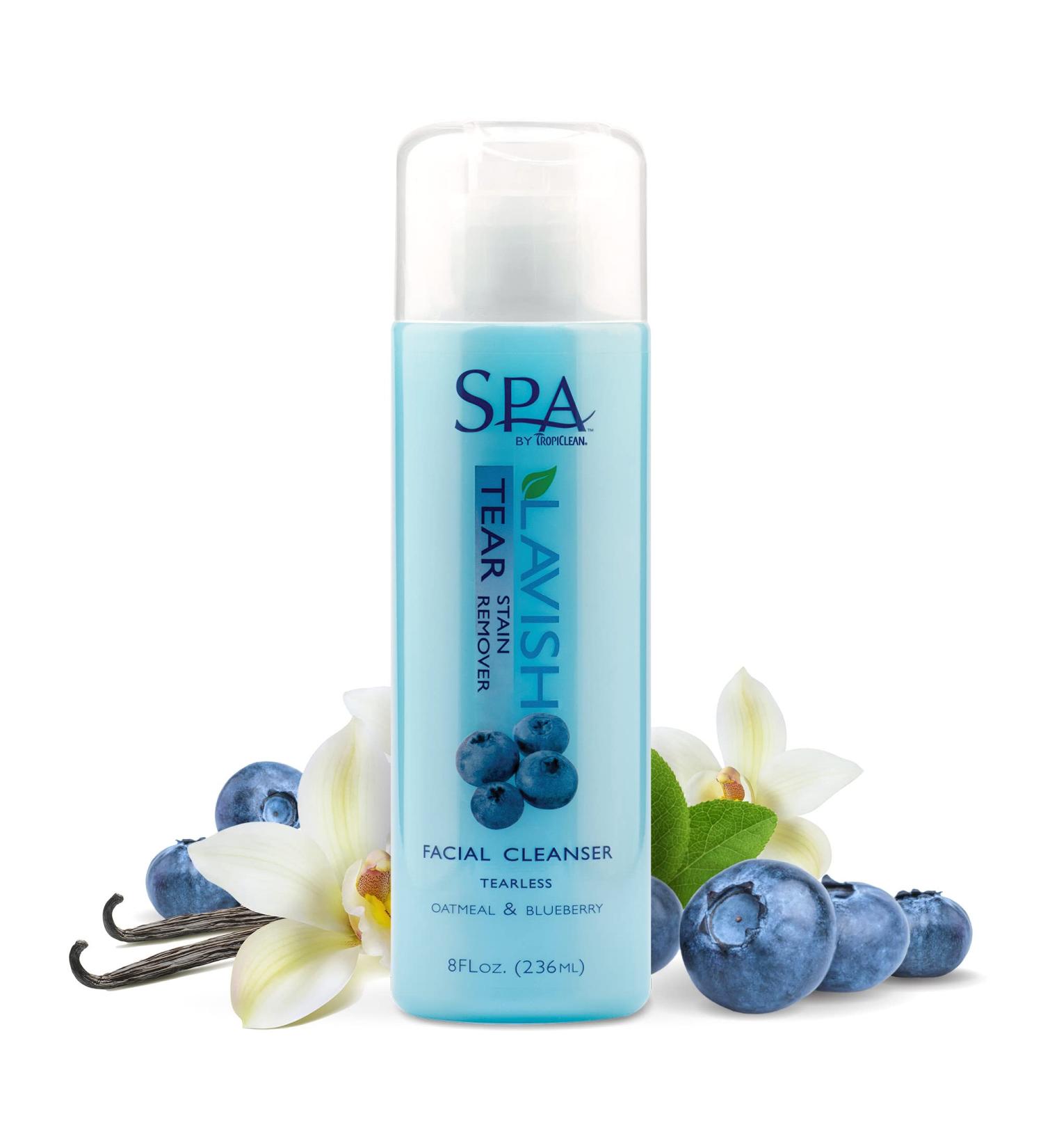TropiClean SPA Tear Stain Remover for Pets - Made in USA - White Dog Tear Stain Remover - Dog Face Wash 8 oz - Buy Online on GoSupps.com