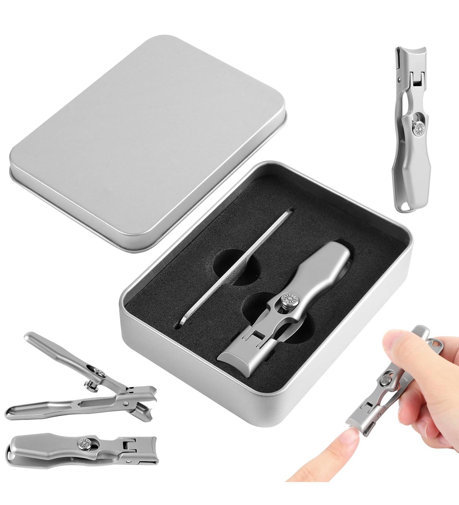 German Nail Clippers for Men | Long Handle Toe Nail Clippers for Seniors | Cumulus Ultra Sharp Portable Design with Catcher - Buy Online on GoSupps.com