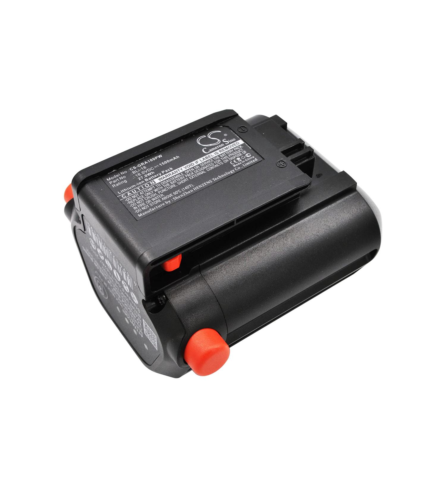 1500mAh Replacement Battery for Gardena 09839-20 09840-20 BLi-18 | High Delimber TCS Li-18/20 PowerMax Li-18/32 | International Shipping - Buy Online on GoSupps.com