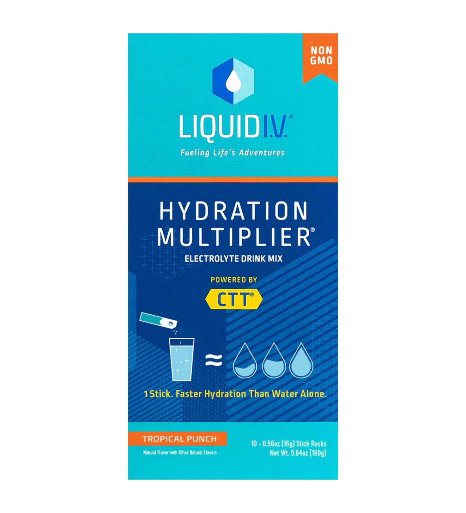 Liquid IV Tropical Punch 10 Count 5.65 OZ
