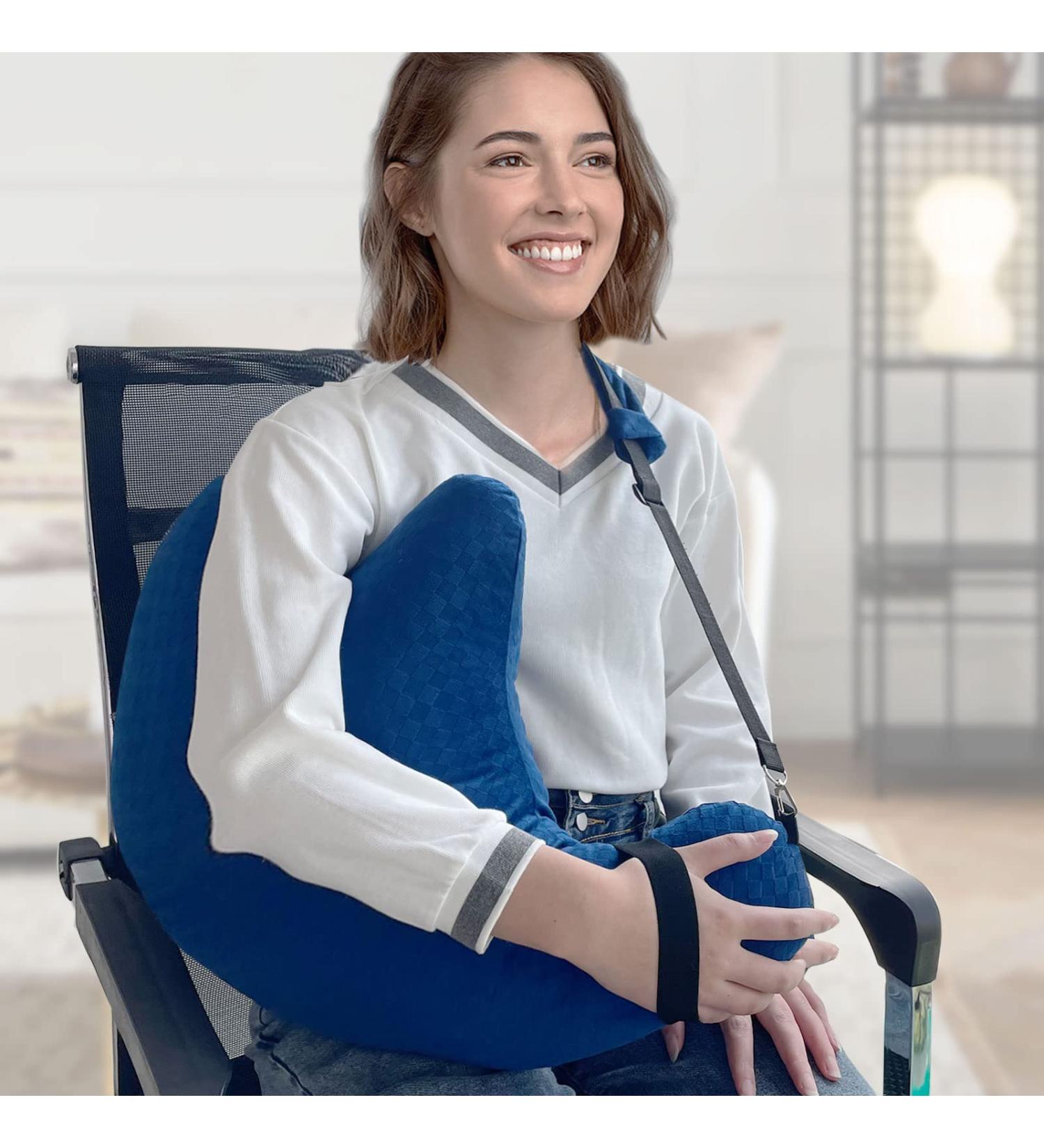 Lianjindun Post Shoulder Surgery Pillow - Rotator Cuff Support for Pain Relief & Comfort Sleep, Shoulder Pillow for Adults After Surgery - Arm Support Cushion with Sling - Buy Online on GoSupps.com