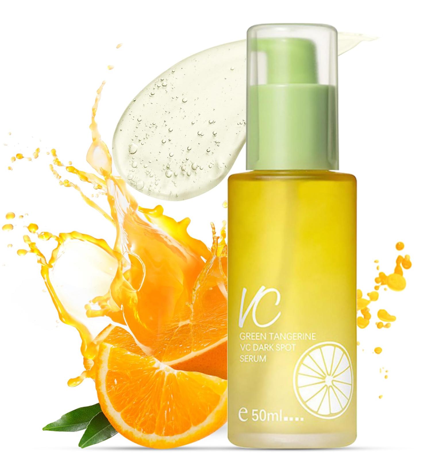 Green Tangerine Vitamin C Serum Vitamin C Serum for Face Moisturizing Vitamin C Dark Spot Serum with Niacinamide Arbutin Evening Skin Tone Reducing Wrinkle Face Serum 50ml - Buy Online on GoSupps.com