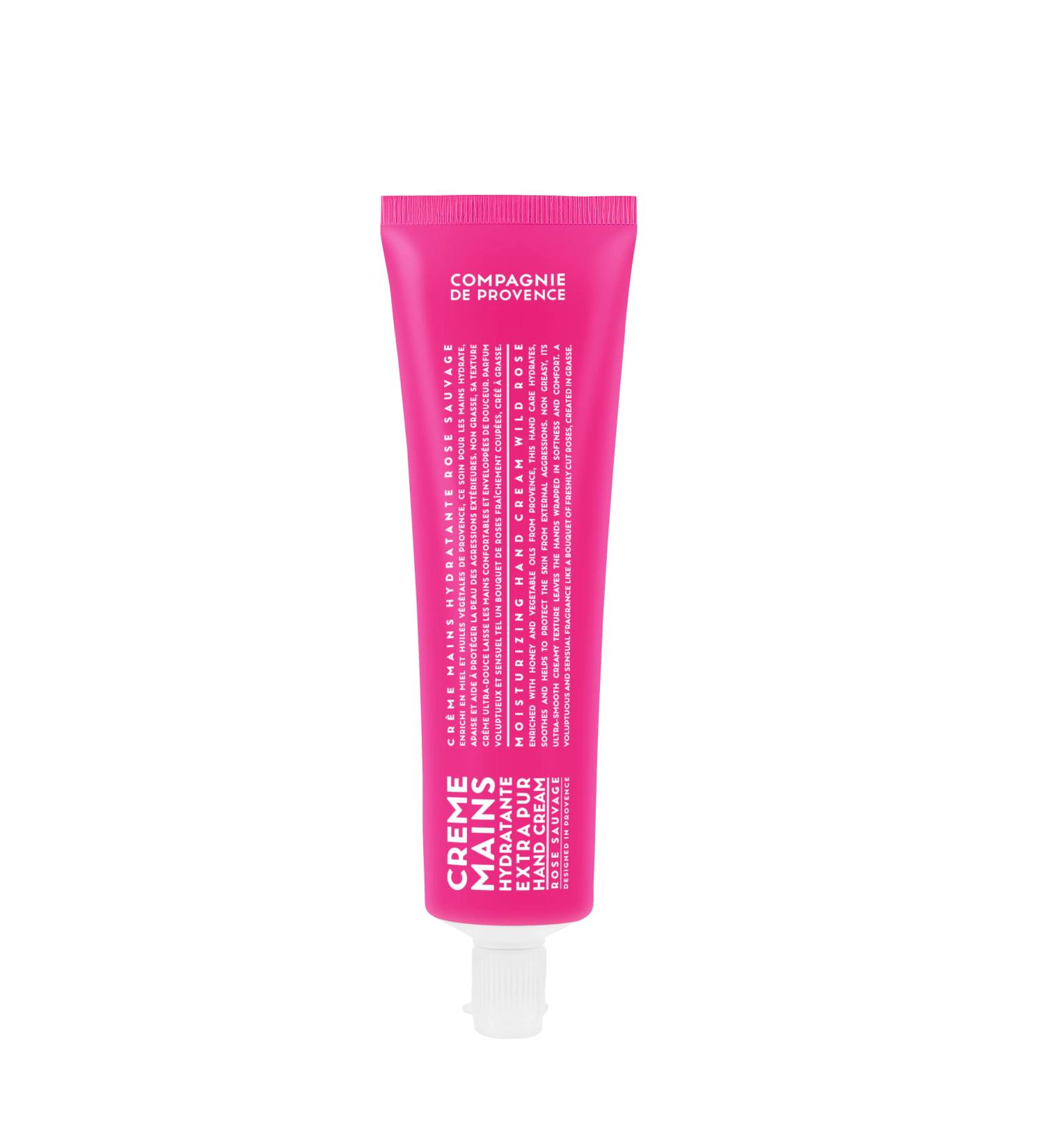 Compagnie De Provence Hand Cream 100ml - Nourishing Wild Rose Scent | International Shipping Available - Buy Online on GoSupps.com