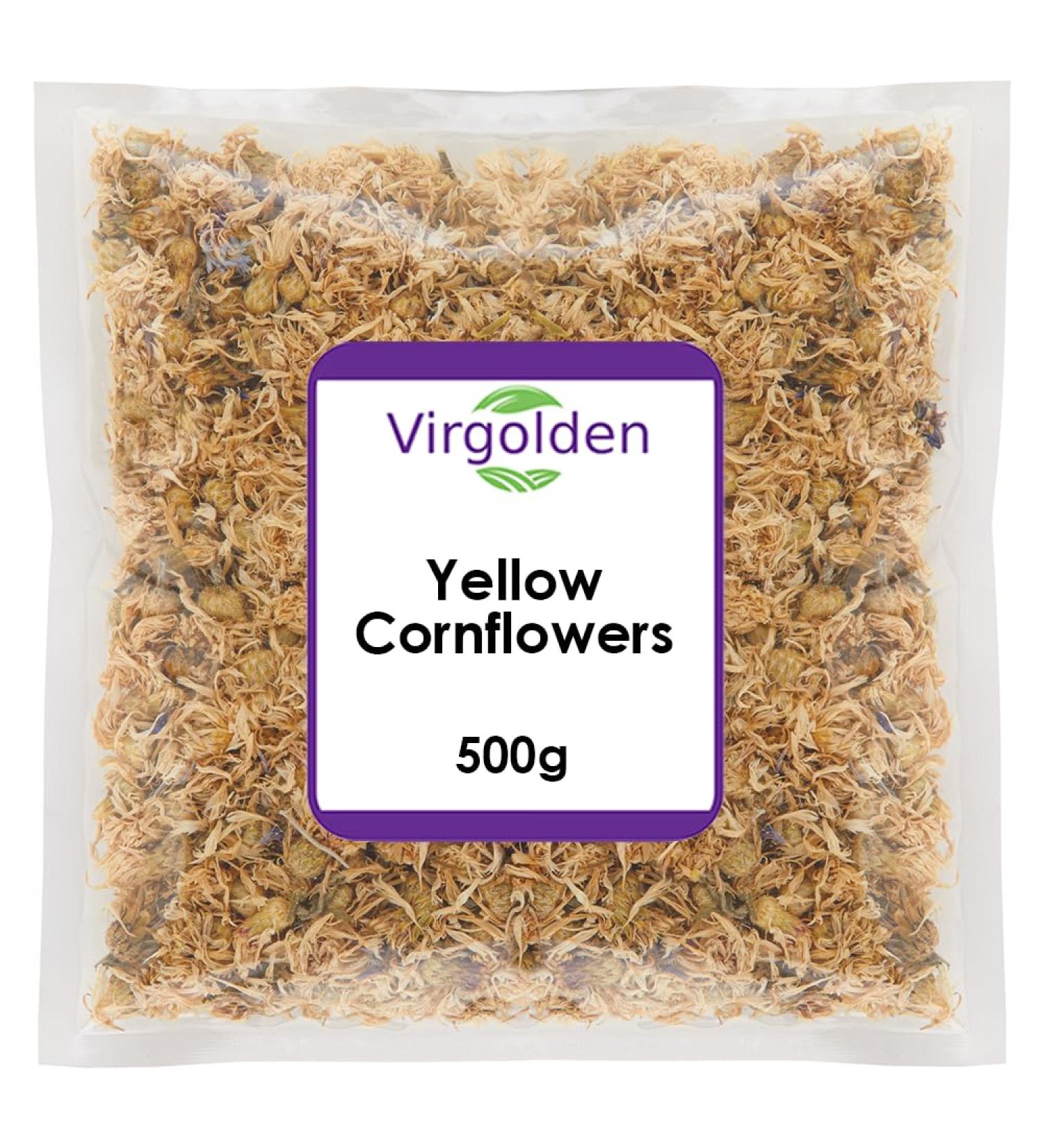Yellow Cornflowers 500g by Virgolden - Buy Online on GoSupps.com