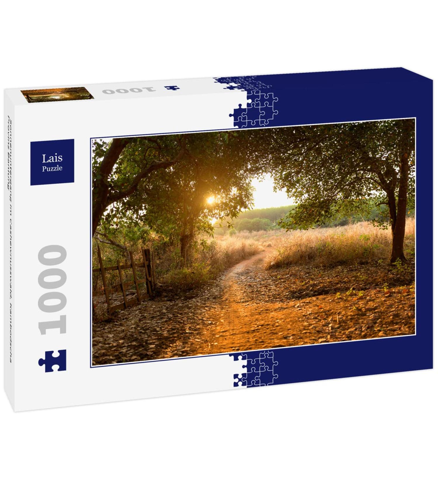 Lais Puzzle Sunset in the Cashew Nut Forest Cambodia Banlung Province 1000 pieces - Buy Online on GoSupps.com