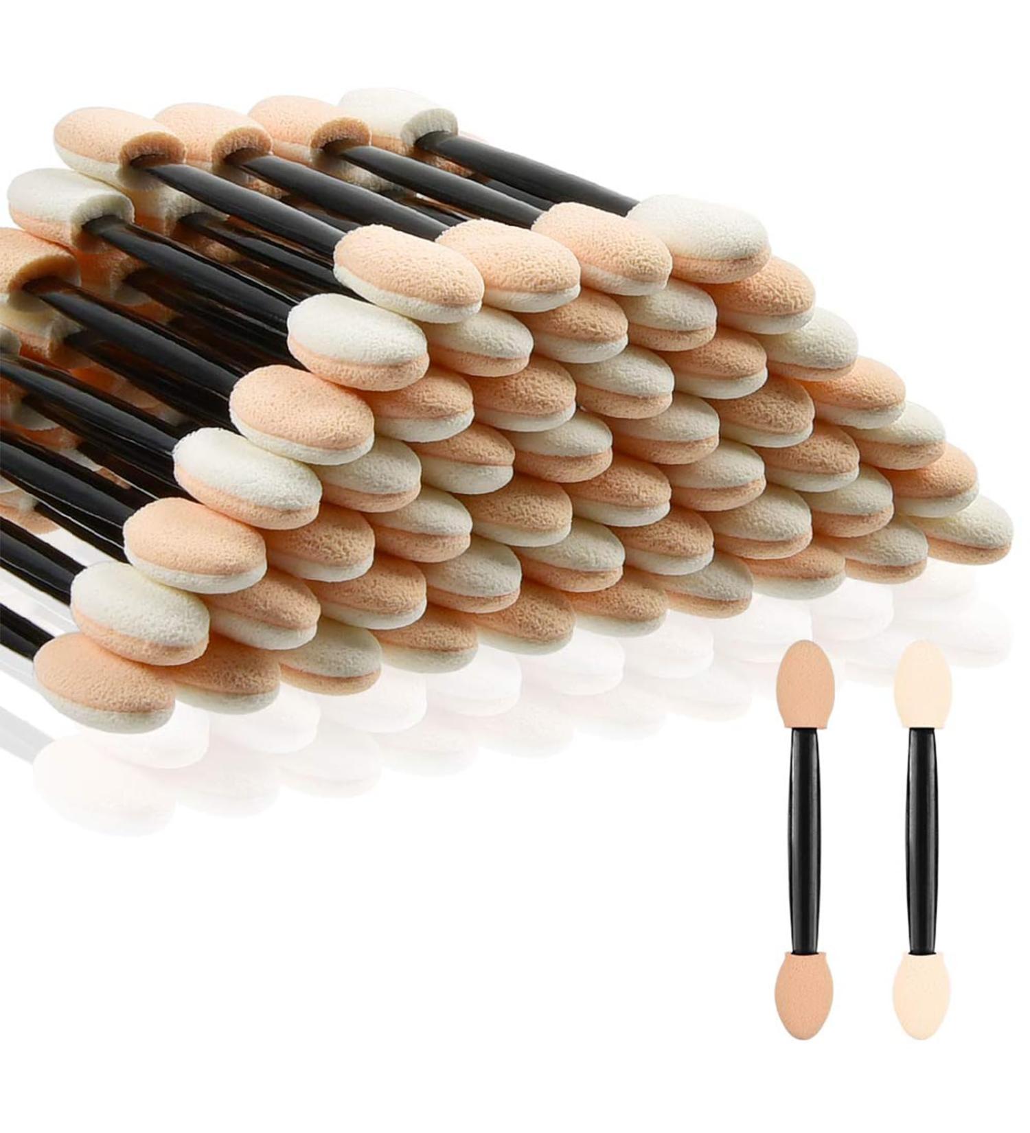 FENGCHUANG 100 Pieces Eyeshadow Brushes Sponge Eyeshadow Applicators Disposable Eye Shadow Brush Eyeshadow Sponge Brush Eye Makeup Brushes Makeup Tools for All Women - Buy Online on GoSupps.com
