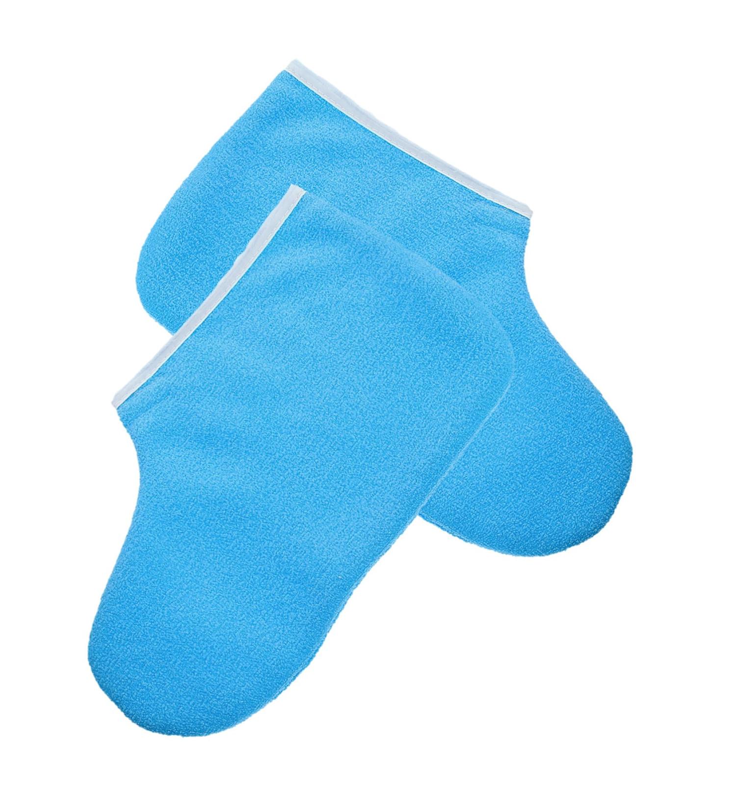HAPINARY 1 Pair Waxed Cotton Footmuffs Paraffin Wax Hydrating Foot Mask Foot Covers Paraffin Bath Bags Wax Bath Foot Liners Moisturizing Socks Foot Spa Wrapping Cover Wax Booties Polyester 26.50X19.00X1.00CM Blue - Buy Online on GoSupps.com