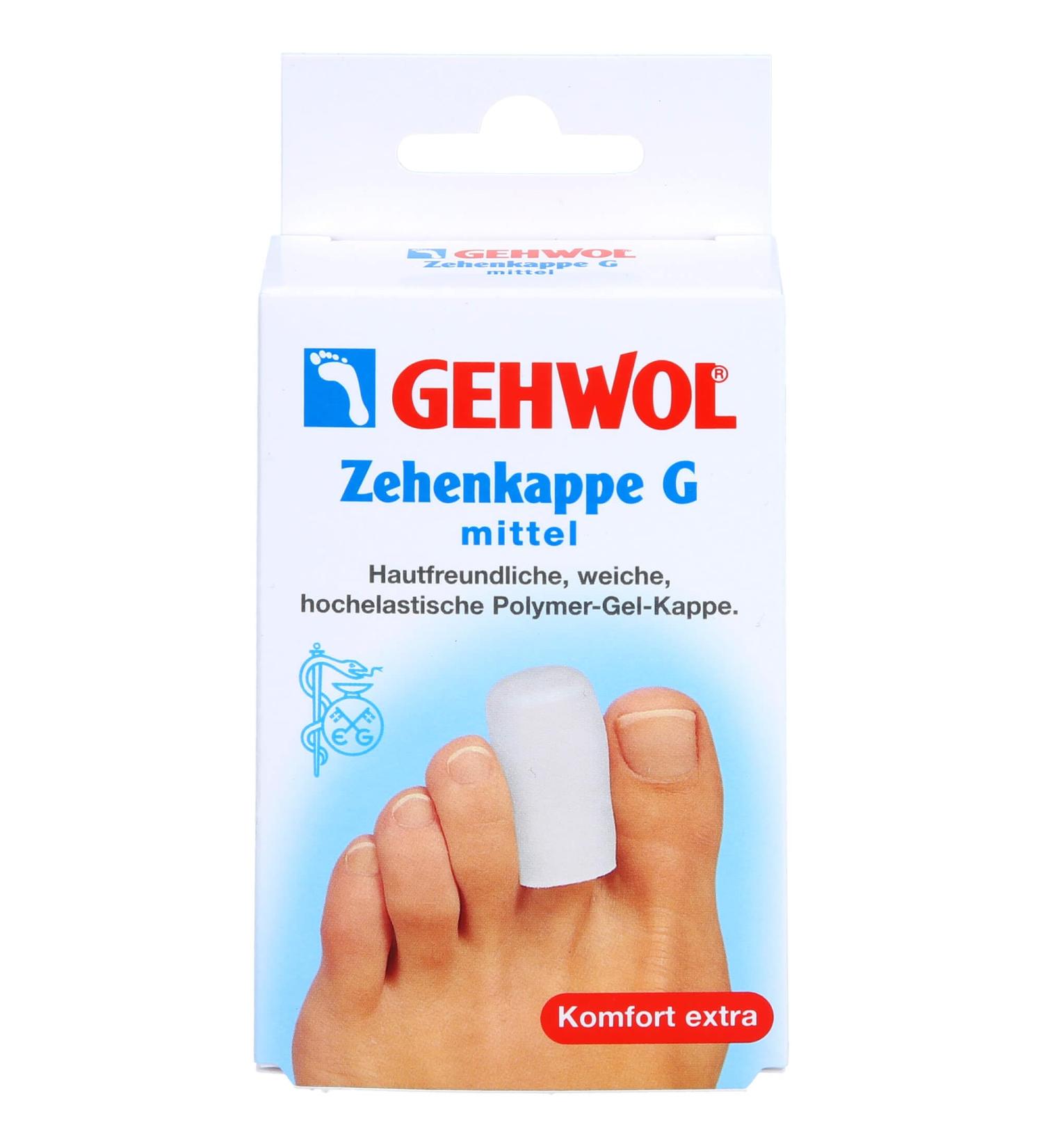 Buy GEHWOL Polymer Gel Toe Cap G Medium - 2 Pcs | Comfort & Protection for Pain Relief | International Shipping Available - Buy Online on GoSupps.com