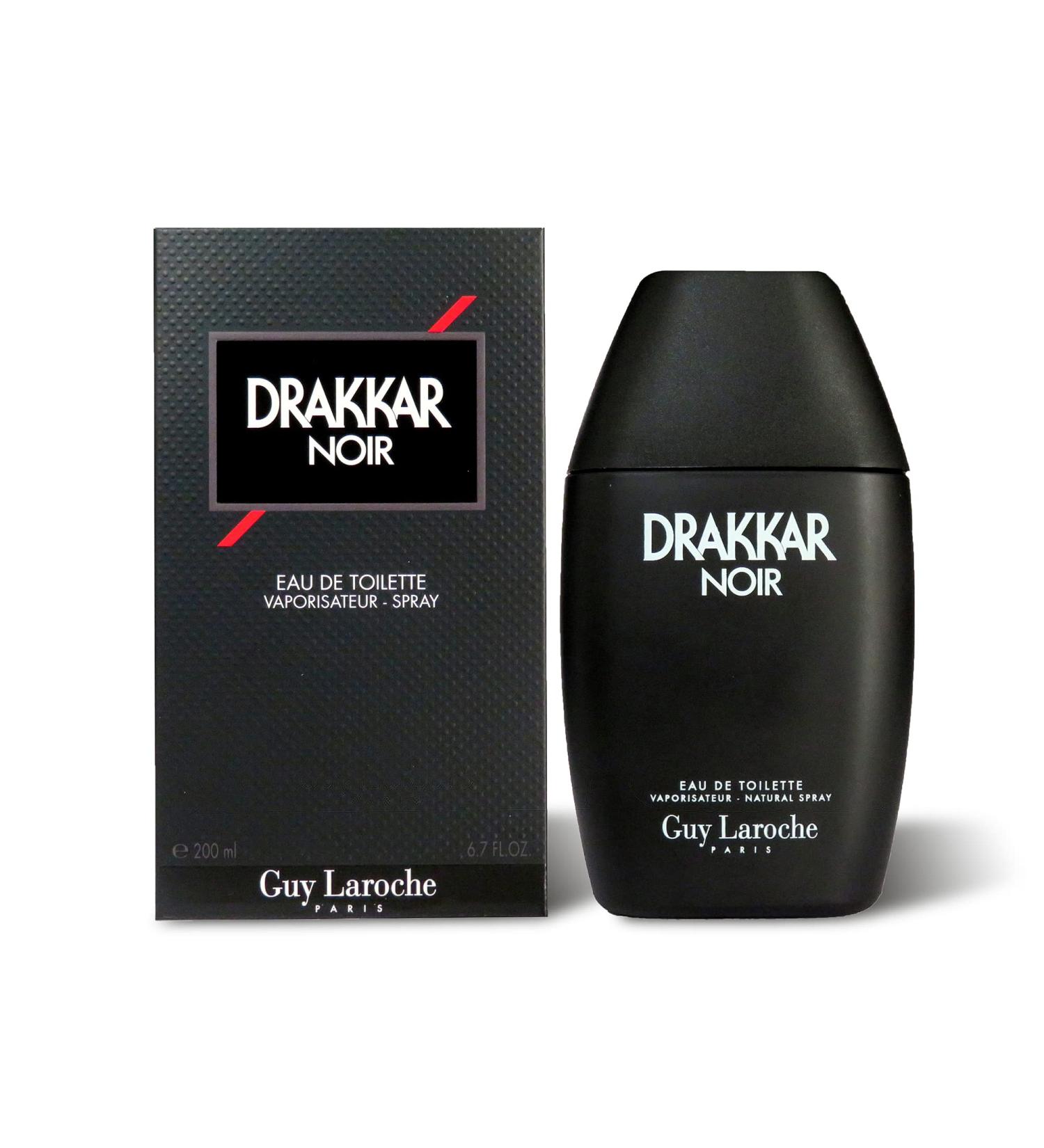 Drakkar Noir by Guy Laroche - Vintage Designer Fragrance for Men - Fresh & Classic Evening Scent - Long Lasting Amber Fougere Aroma - 6.7 Oz EDT Spray - Buy Online on GoSupps.com