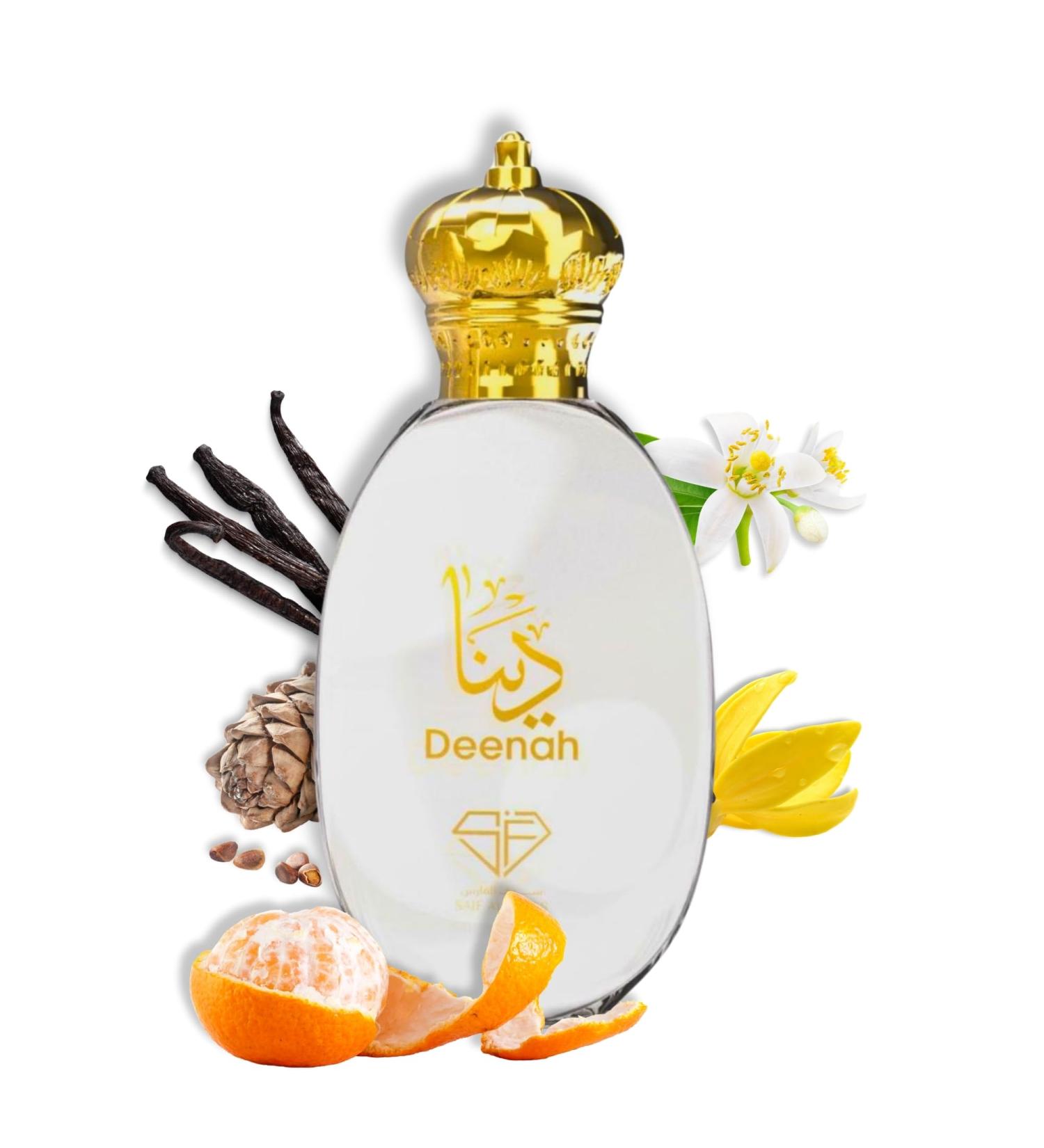 Deenah - Non-Alcoholic Fragrance for Women | Floral Sweet Woody Scent | Arabian Perfumes from Dubai 3.4 Fl. Oz. - Buy Online on GoSupps.com