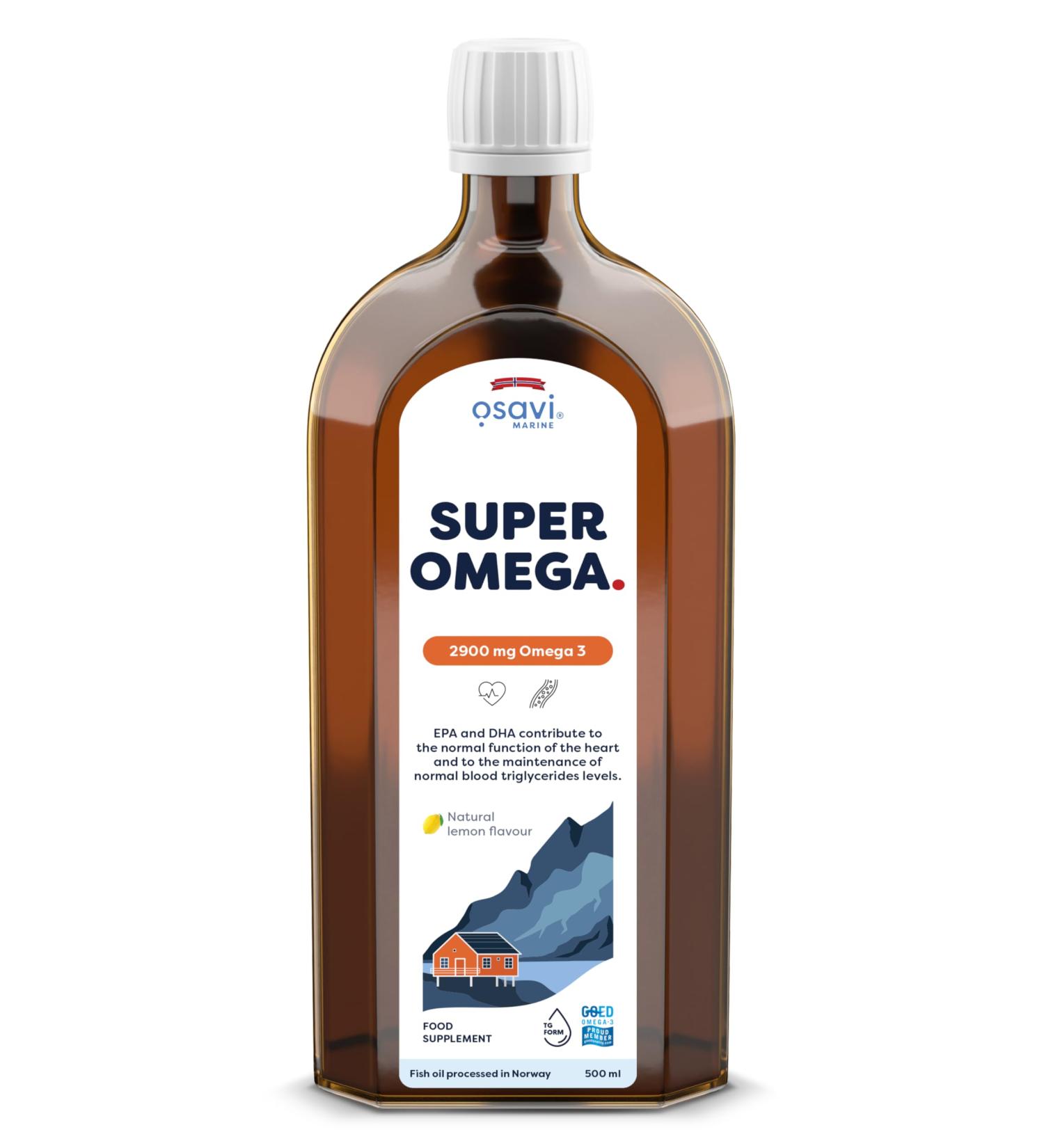 Osavi Super Omega 2900mg Omega 3 Lemon 500 ml