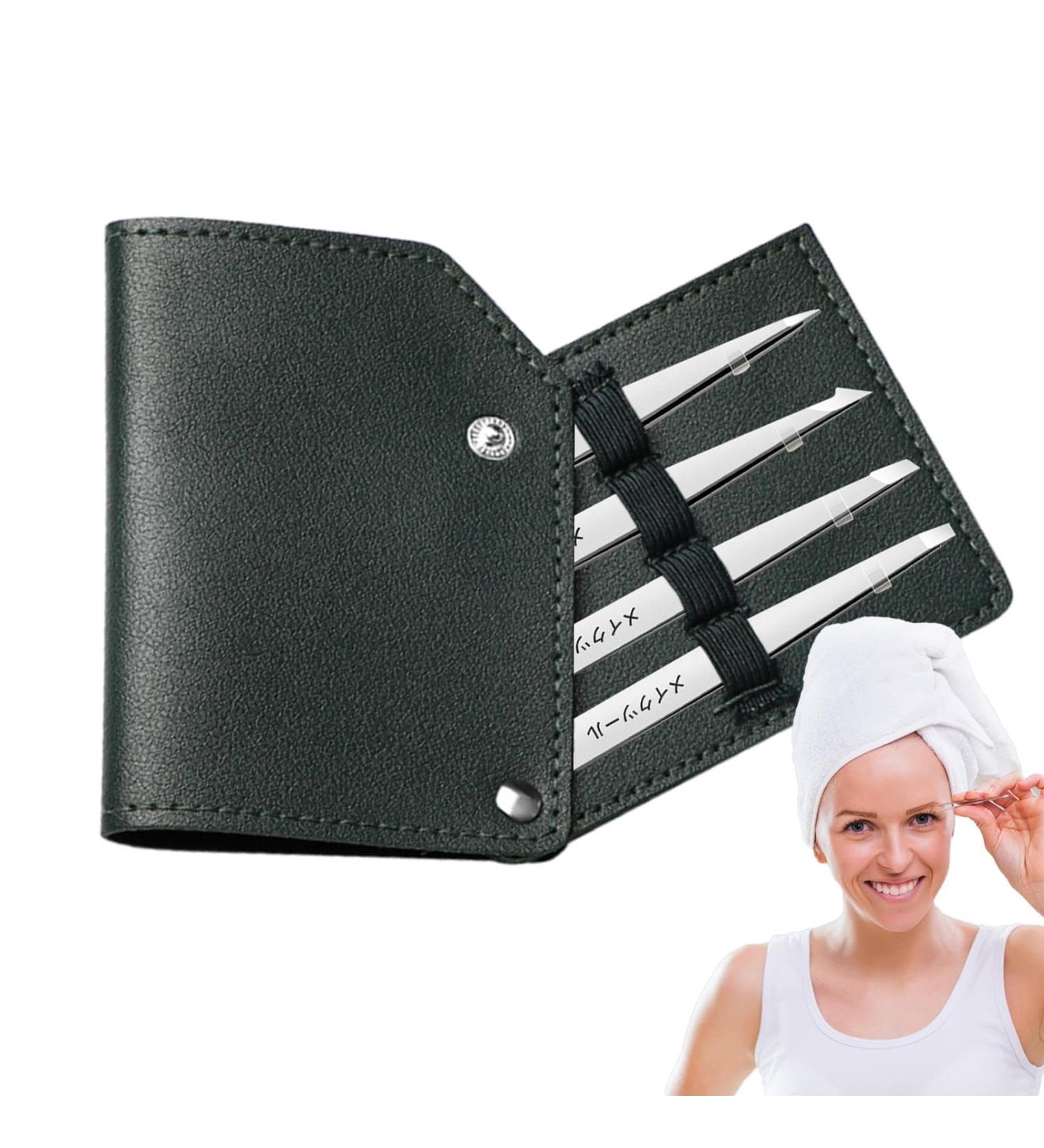 Premium Stainless Steel Eyebrow Cutters & Tweezers | Precision Eyebrow Shears & Nail Sets - Beauty Tools for Fine Hair Removal - Buy Online on GoSupps.com