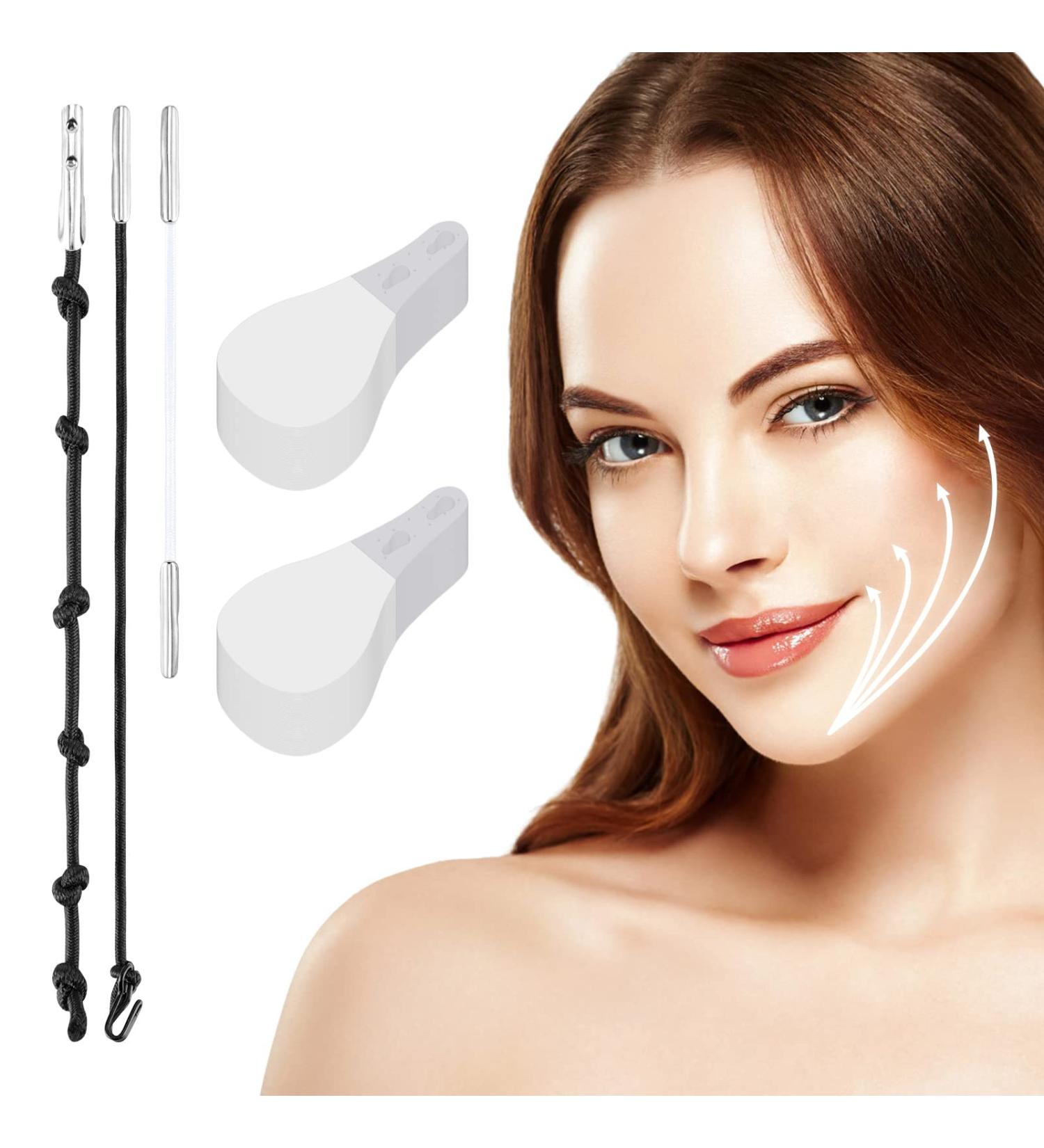 Invisible Face Lift Tape - 60Pcs Instant Neck & Face Lifting Tapes for Wrinkles, Double Chin & Sagging Skin - Buy Online on GoSupps.com