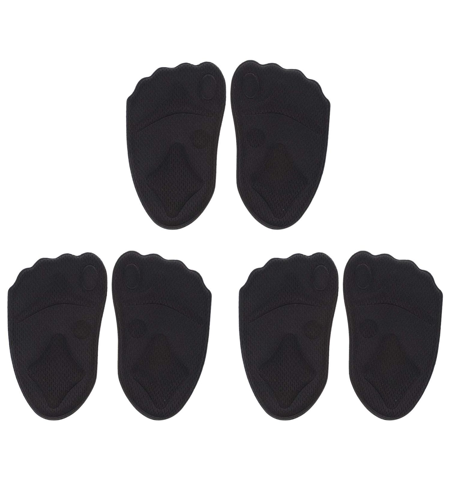 3 Pairs Half Size Forefoot Cushion Inserts - Gel Shoe Pads for Men High Heel & Nonslip Foot Support - Buy Online on GoSupps.com