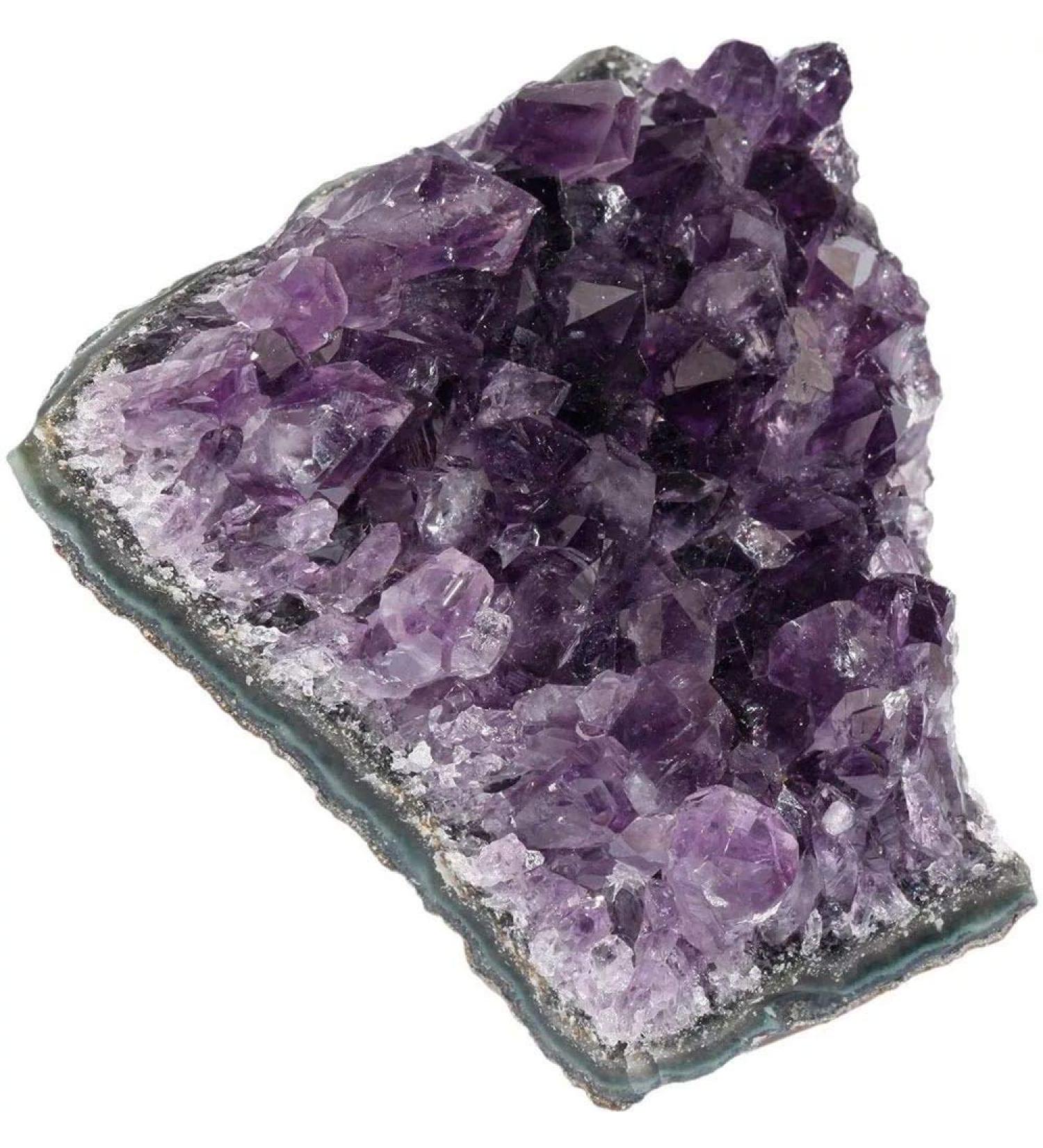 Small Size Natural Purple Amethyst Quartz Stone Cluster Geode 150G-200G for Decorative1pc Home Collections 1PC 150g-200g - Buy Online on GoSupps.com